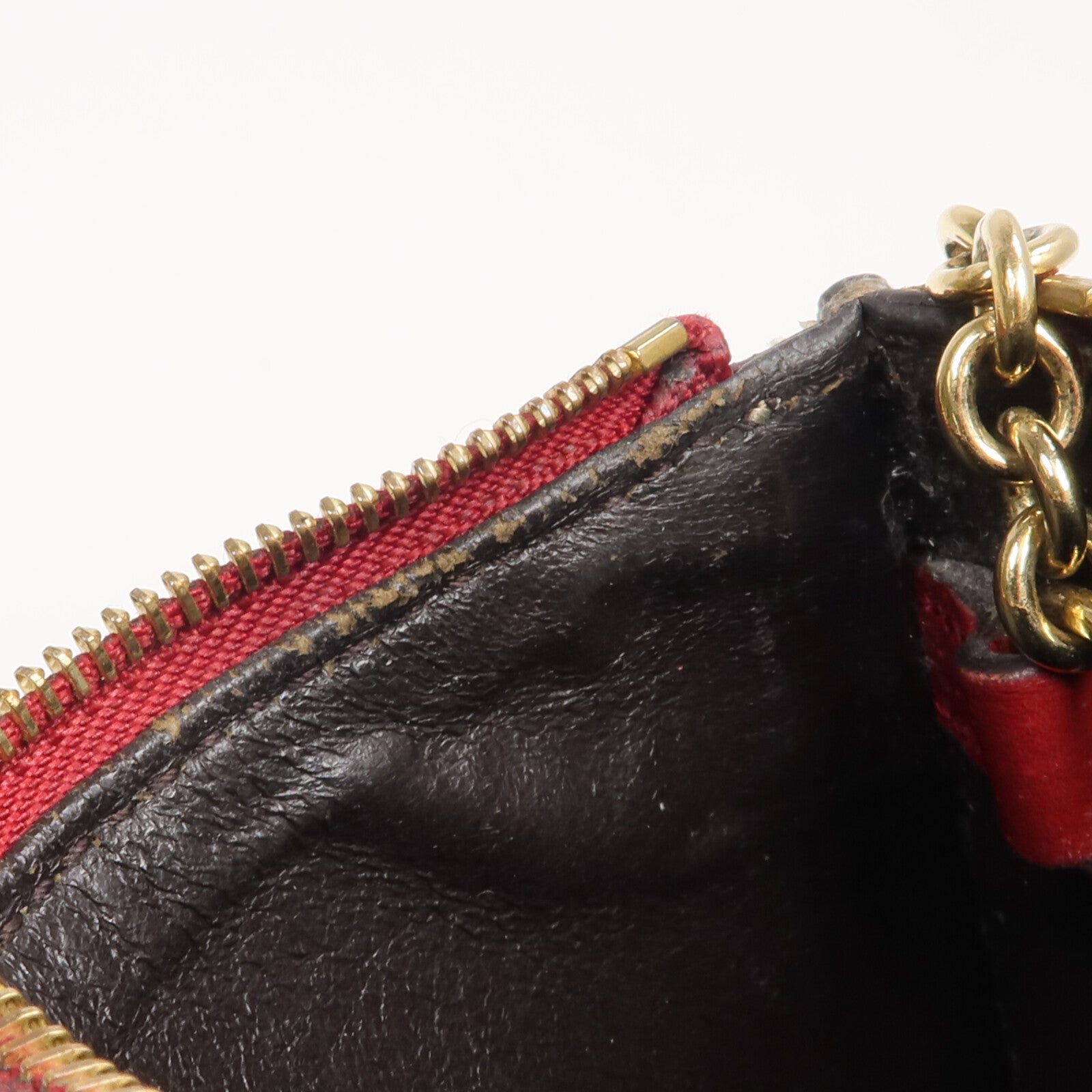 GUCCI 塗層帆布Coin/Card Case金扣零錢包/卡片套