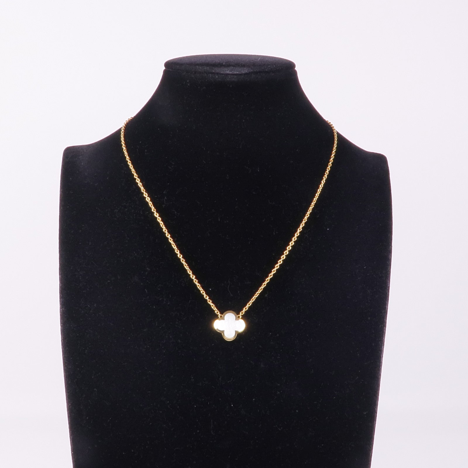 Van Cleef & Arpels 18K黃金Pure Alhambra Necklace項鍊