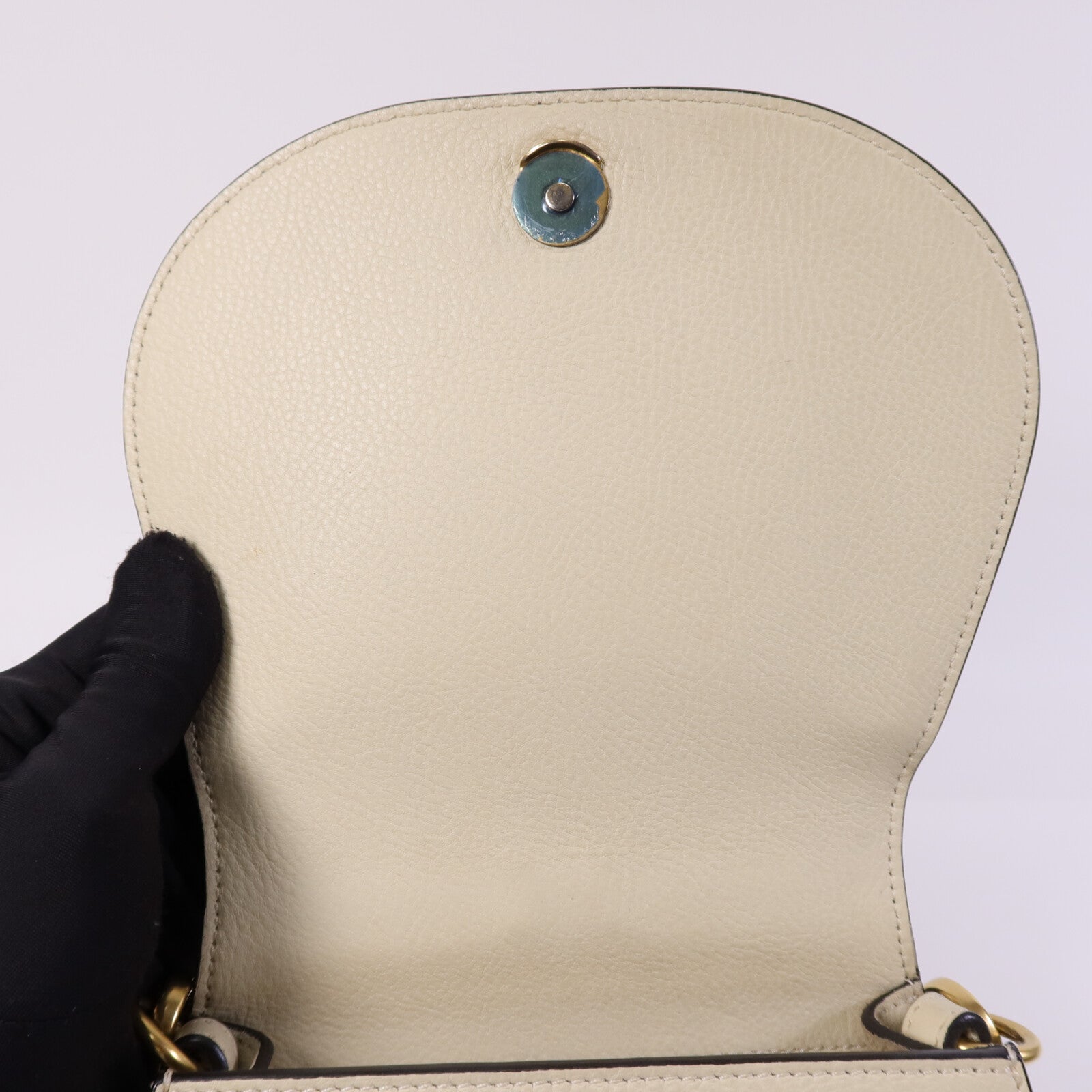 Chloe 牛皮皮革Nile金扣手挽肩背兩用袋