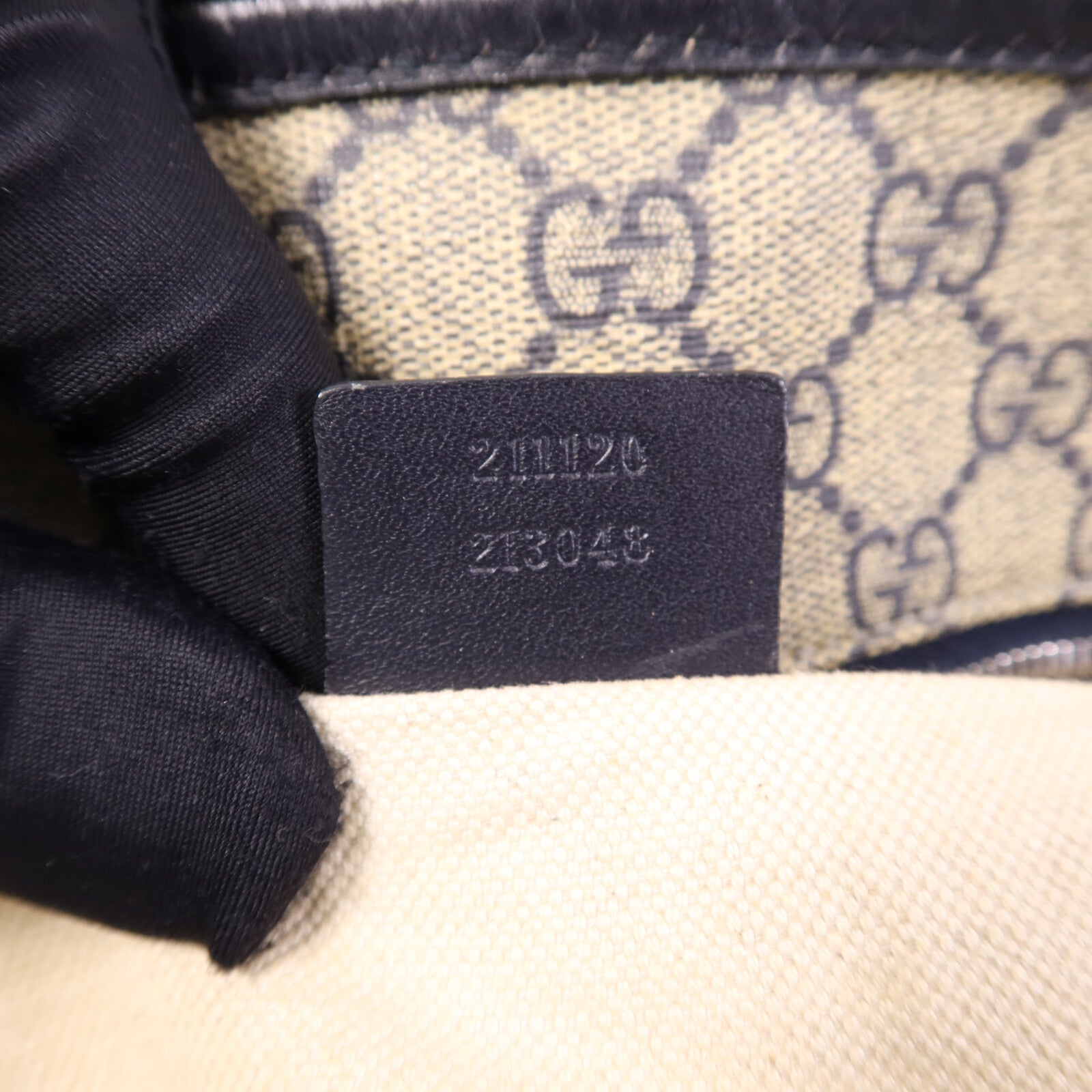 GUCCI 塗層帆布Tote Bag銀扣手挽袋