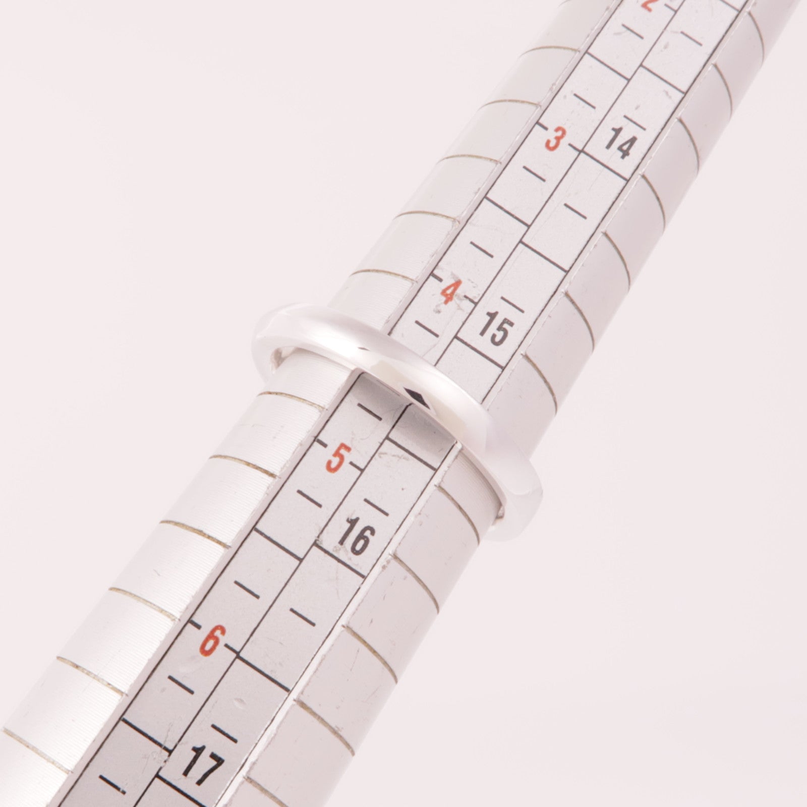 TIFFANY＆CO 18K白金T1 Ring鑽石戒指US#5
