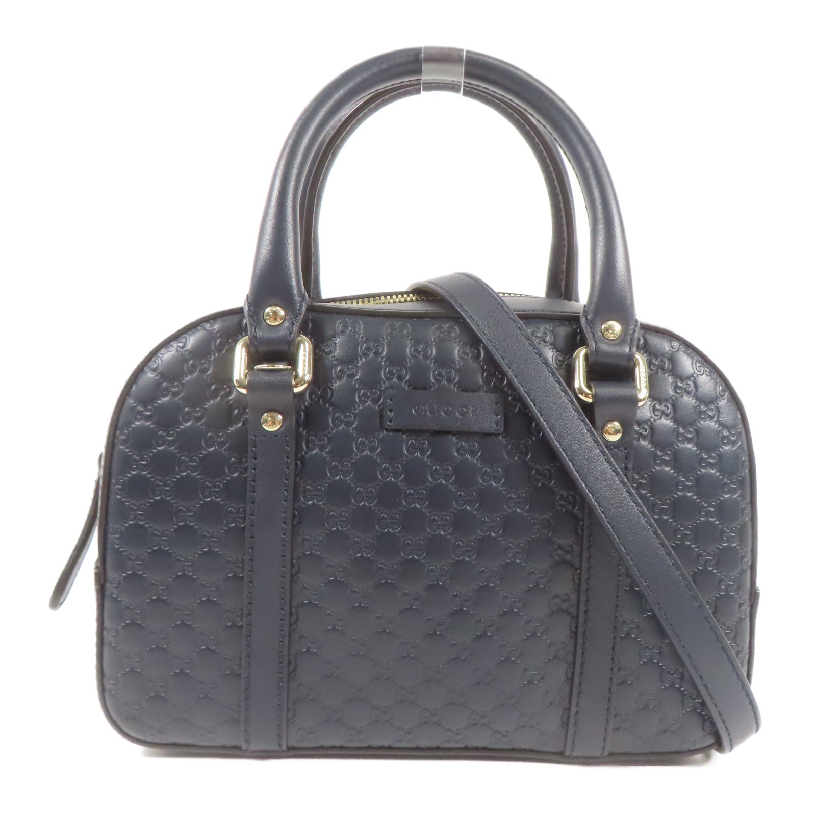 GUCCI 牛皮皮革Shoulder Bag金扣手挽肩背兩用袋