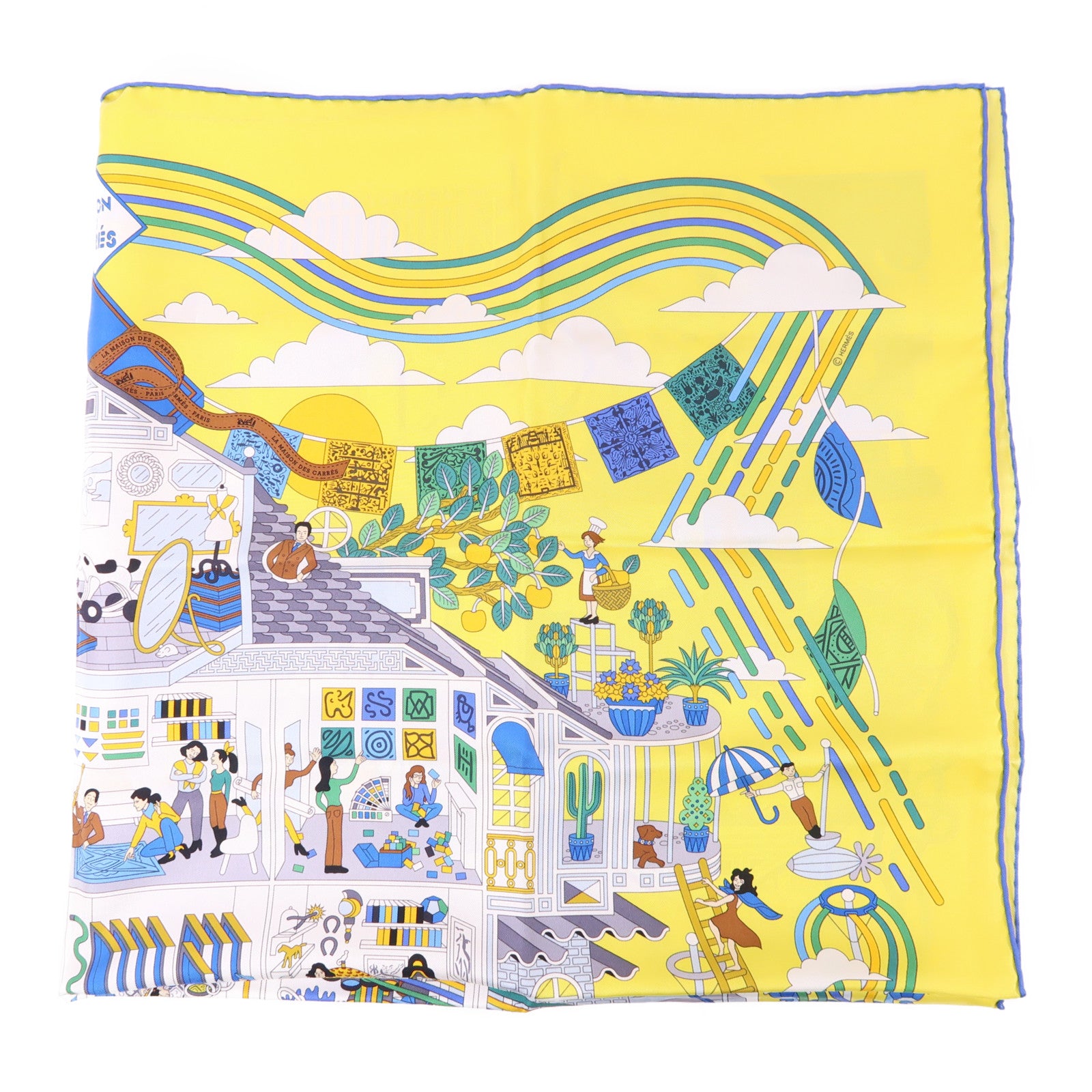 HERMES 絲質Scarf絲巾