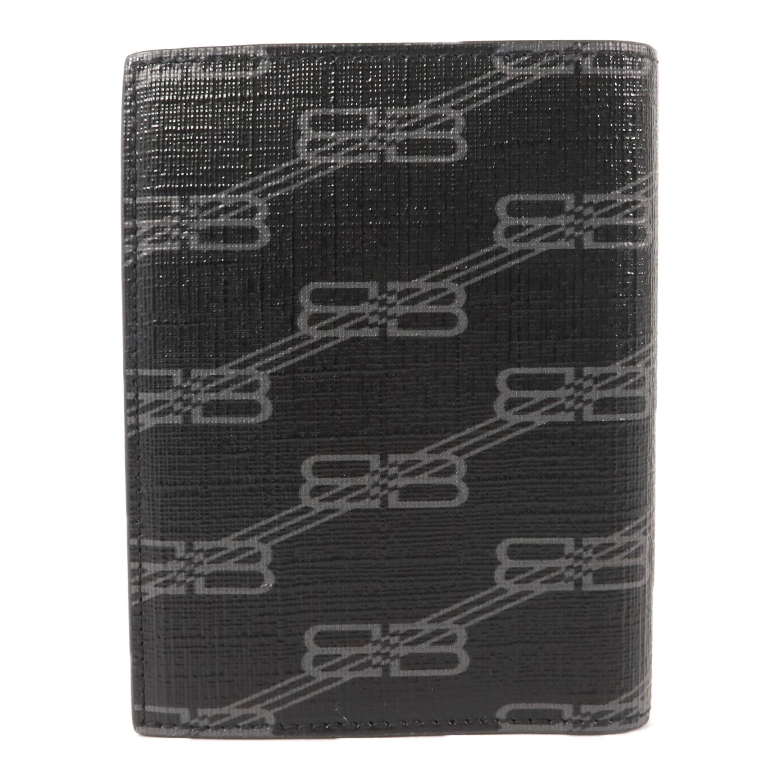 BALENCIAGA 塗層帆布Signature Vertical Bifold Wallet錢包