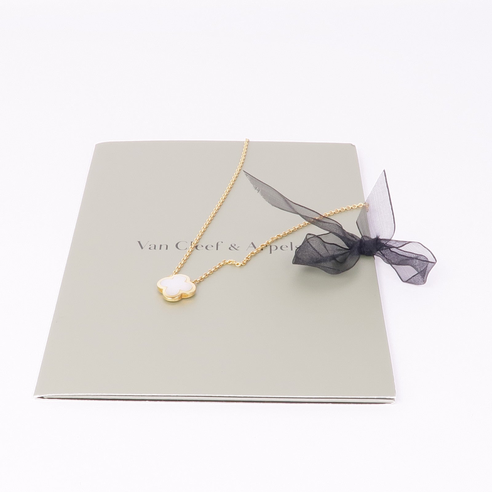 Van Cleef & Arpels 18K黃金Pure Alhambra Necklace項鍊