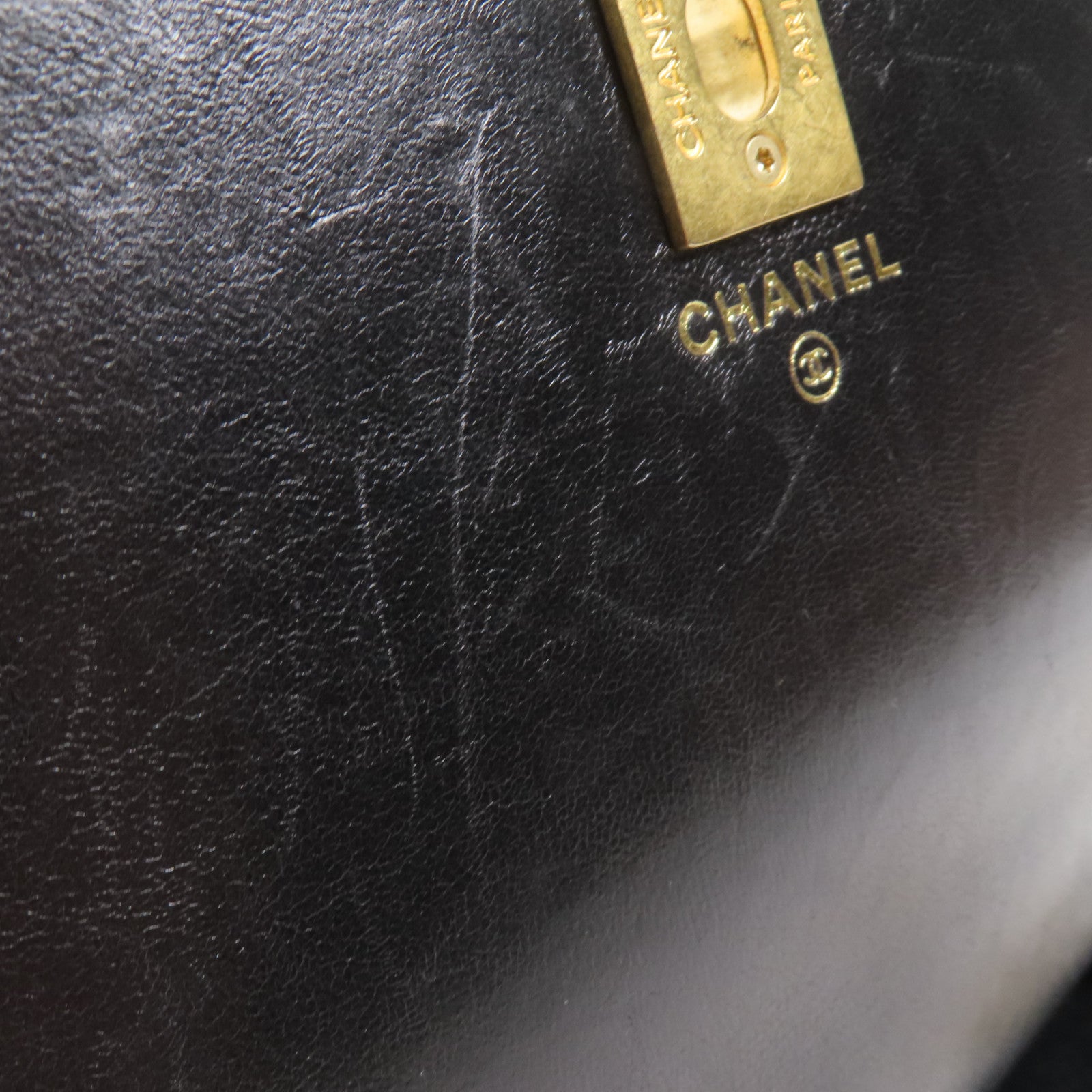 CHANEL 羊皮皮革WOC Wallet On Chain金扣鏈帶肩背袋