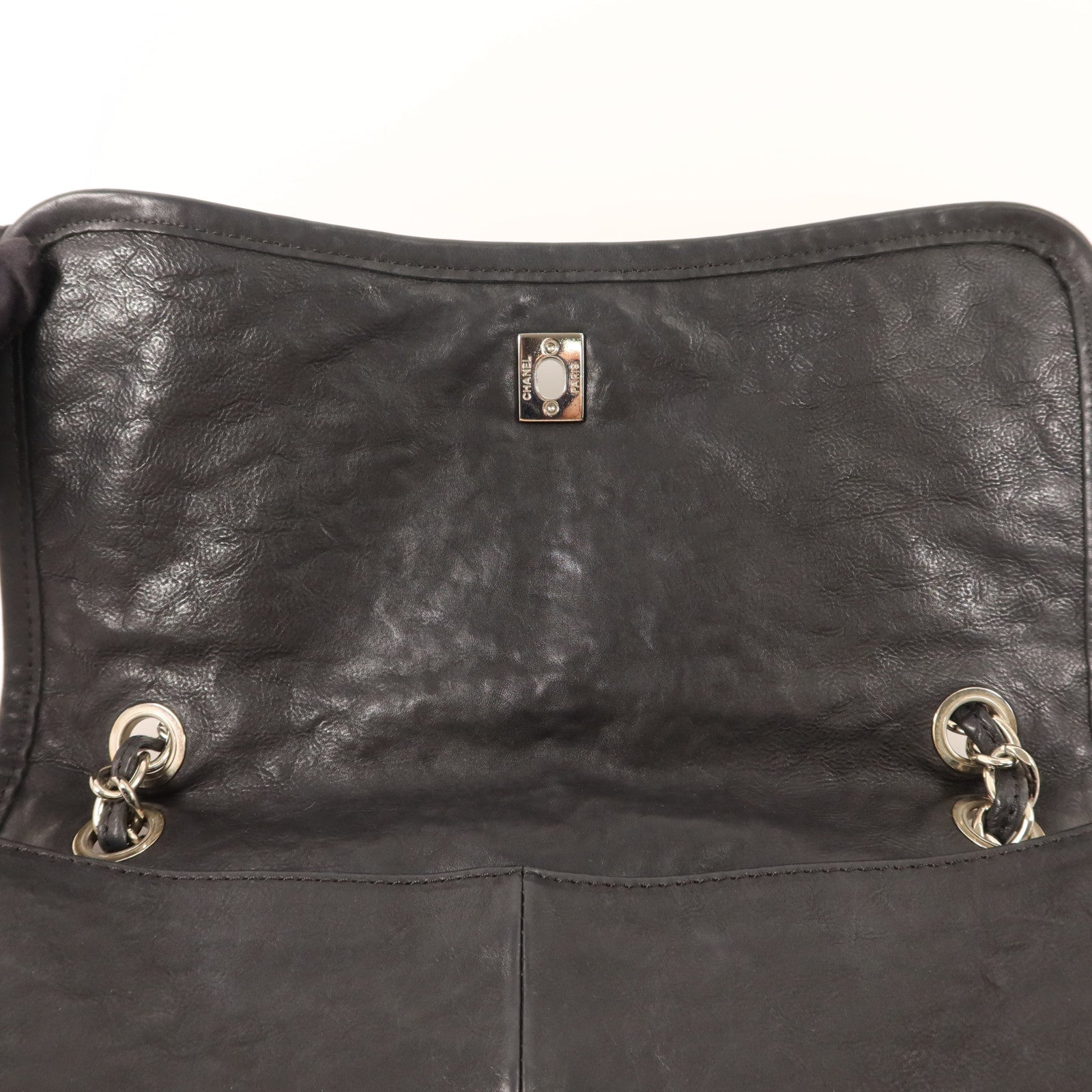 CHANEL 牛皮皮革Matelasse Chain Shoulder銀扣肩背袋