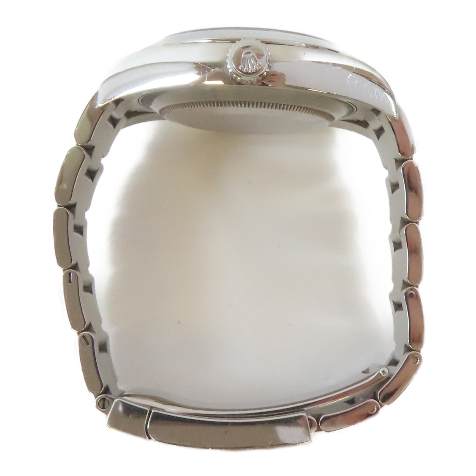 ROLEX Air King不鏽鋼手錶自動機芯黑色#17.5cm