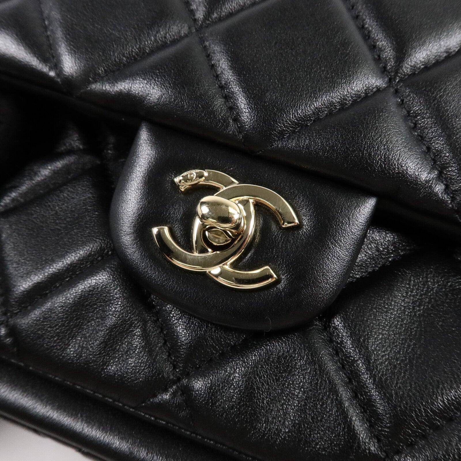 CHANEL 羊皮皮革Chunky Chain Flap Bag肩背袋
