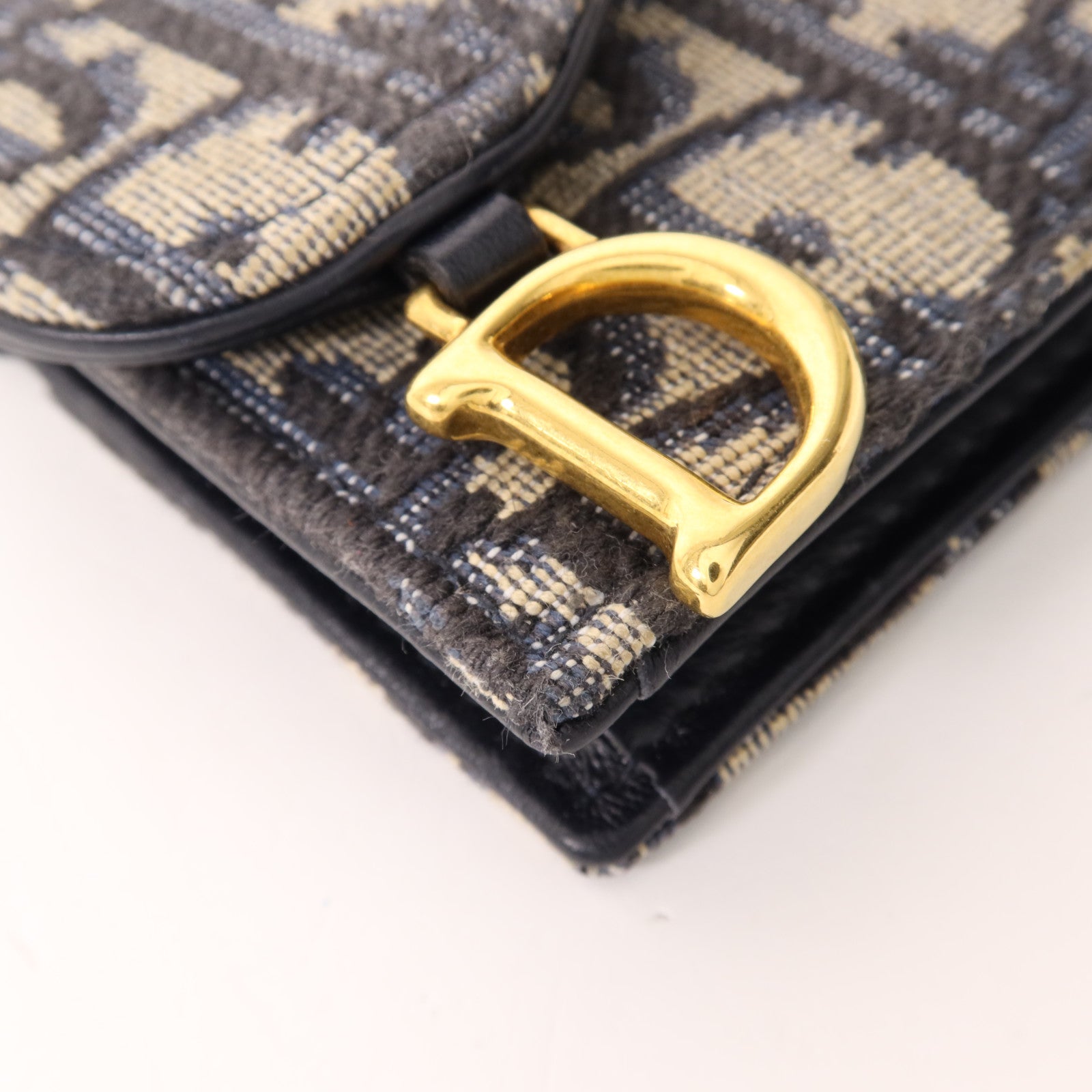 Dior 帆布Card Case金扣卡片套