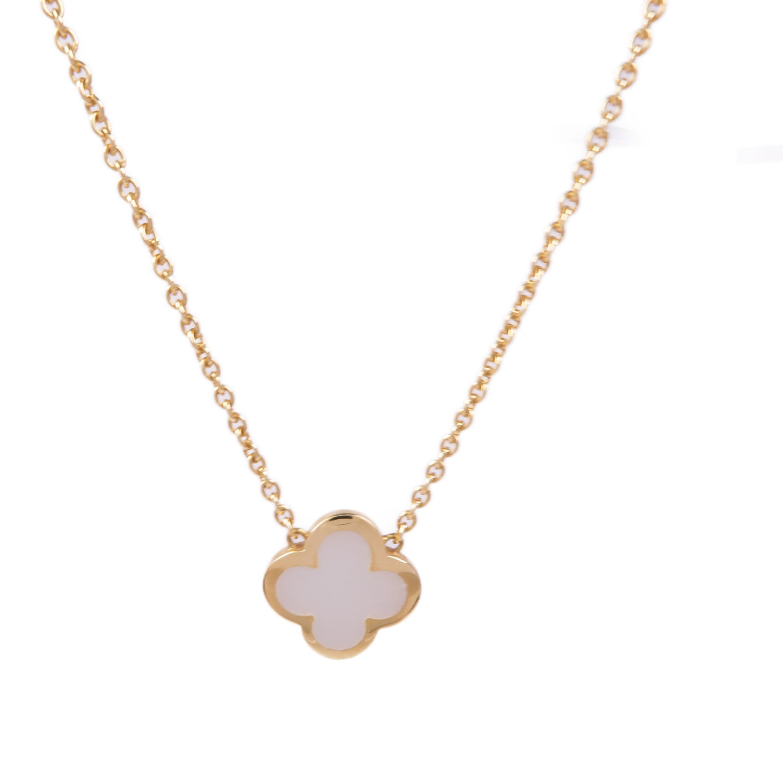 Van Cleef & Arpels 18K黃金Pure Alhambra Necklace項鍊