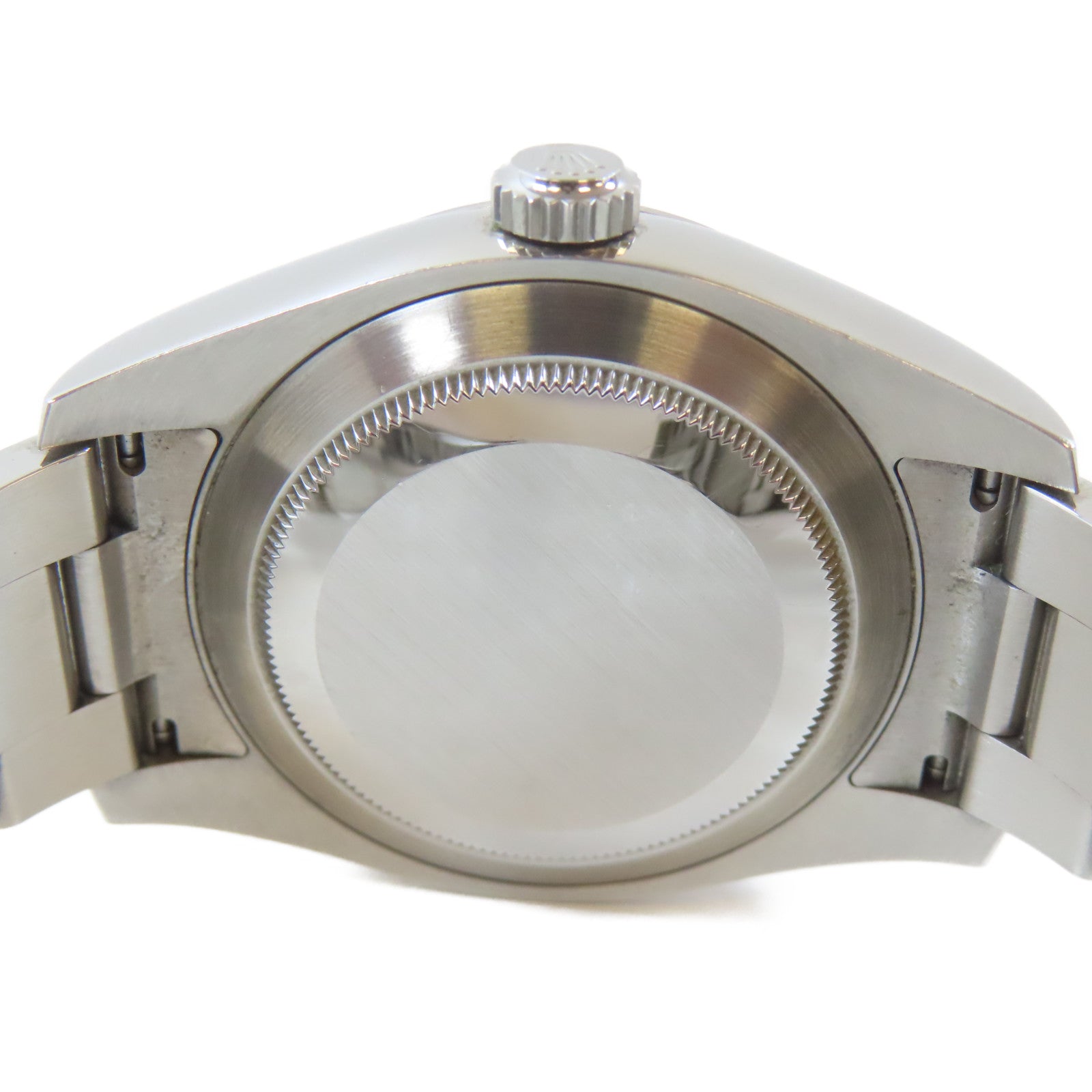 ROLEX Air King不鏽鋼手錶自動機芯黑色#17.5cm