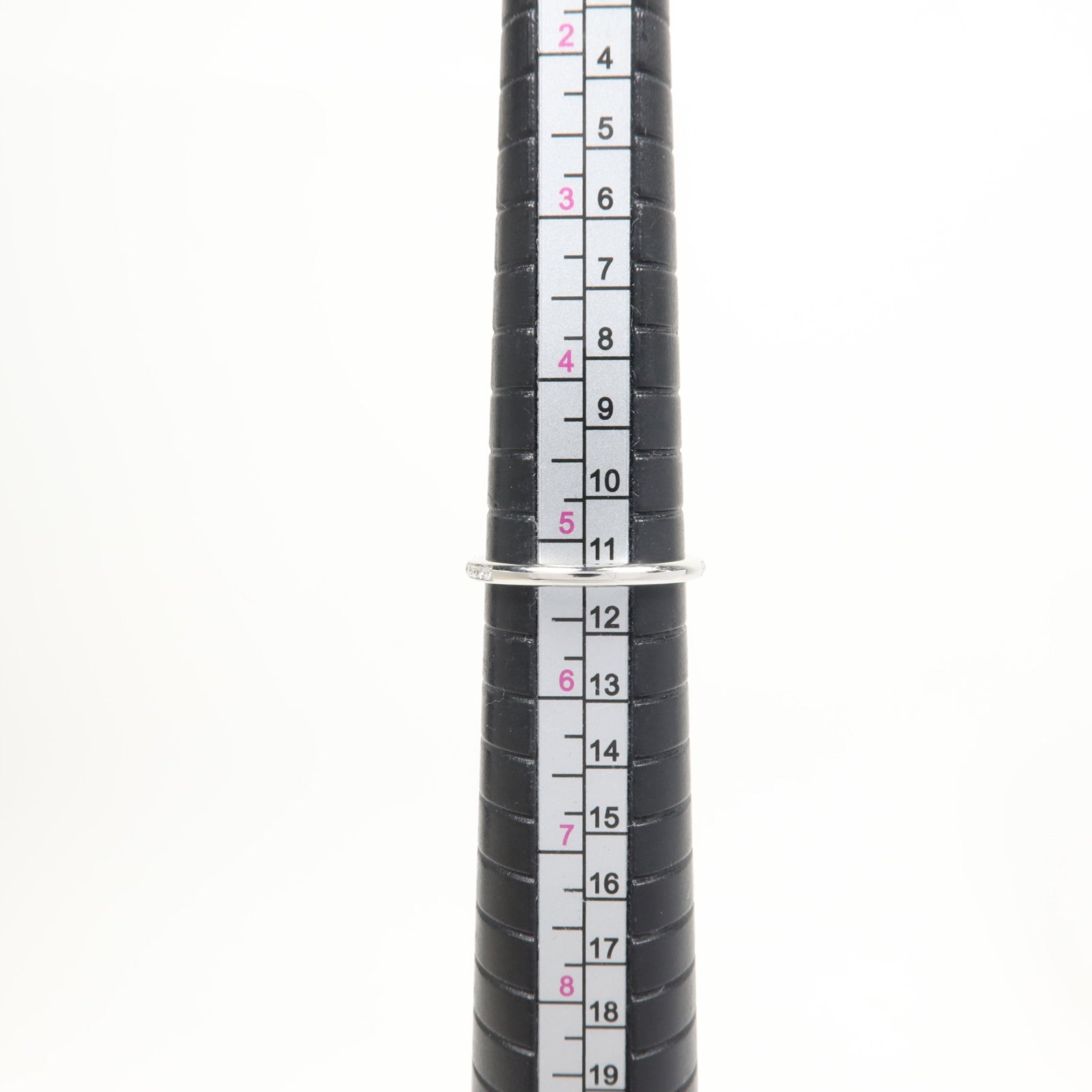 HERMES 18K白金Kelly Clochette Ring戒指Hermes#50/US#5.25