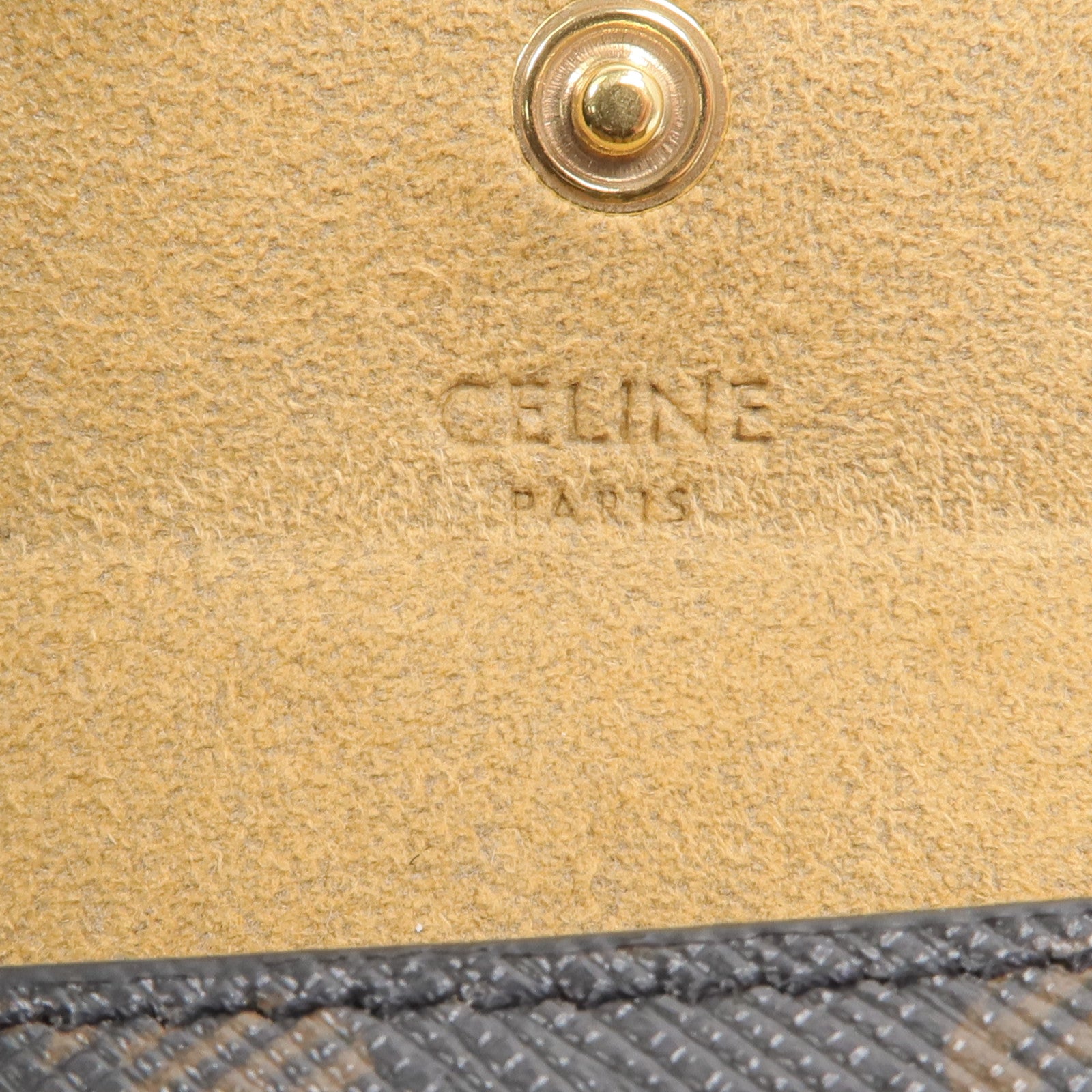 CELINE 塗層帆布Ring Case戒指套