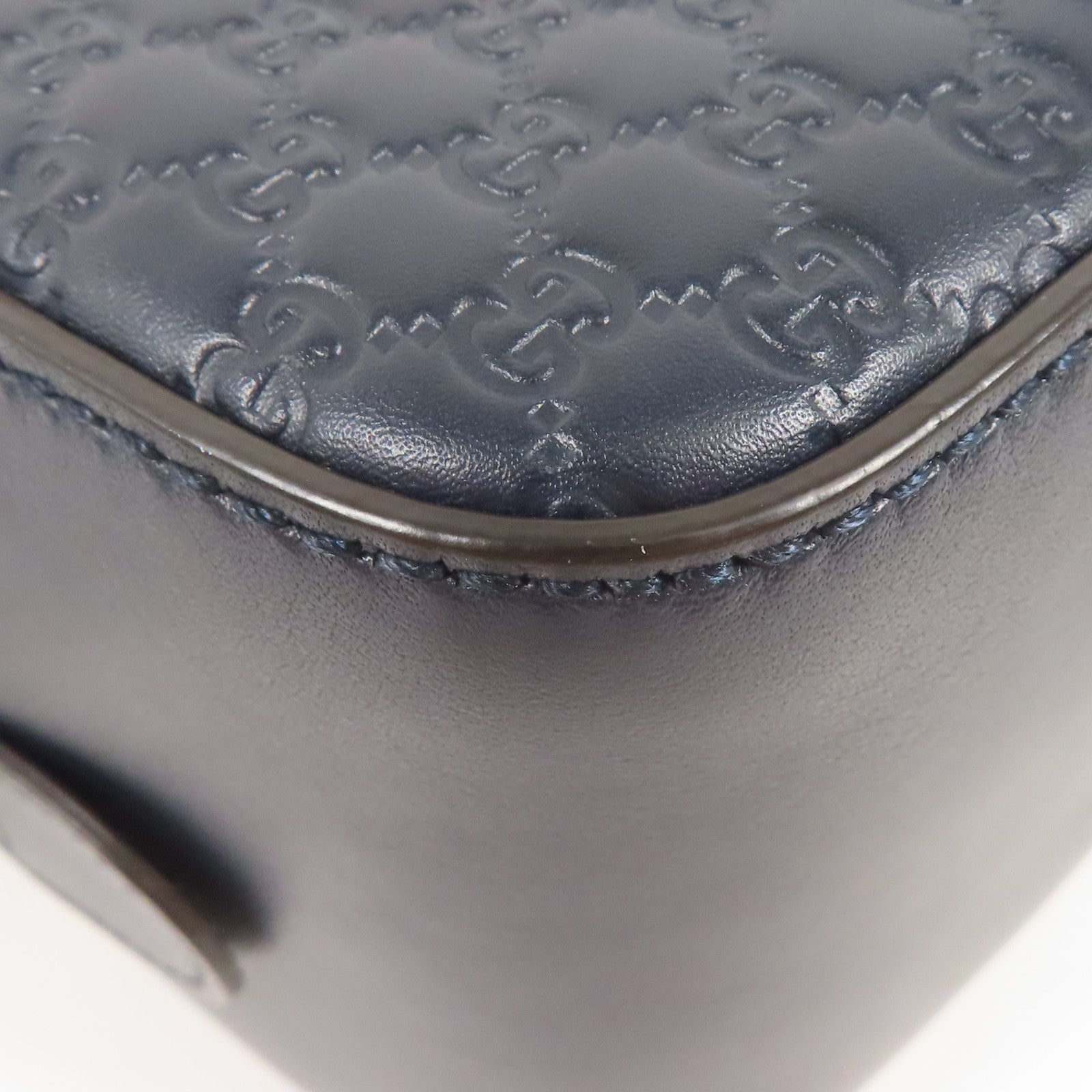 GUCCI 牛皮皮革Shoulder Bag金扣手挽肩背兩用袋