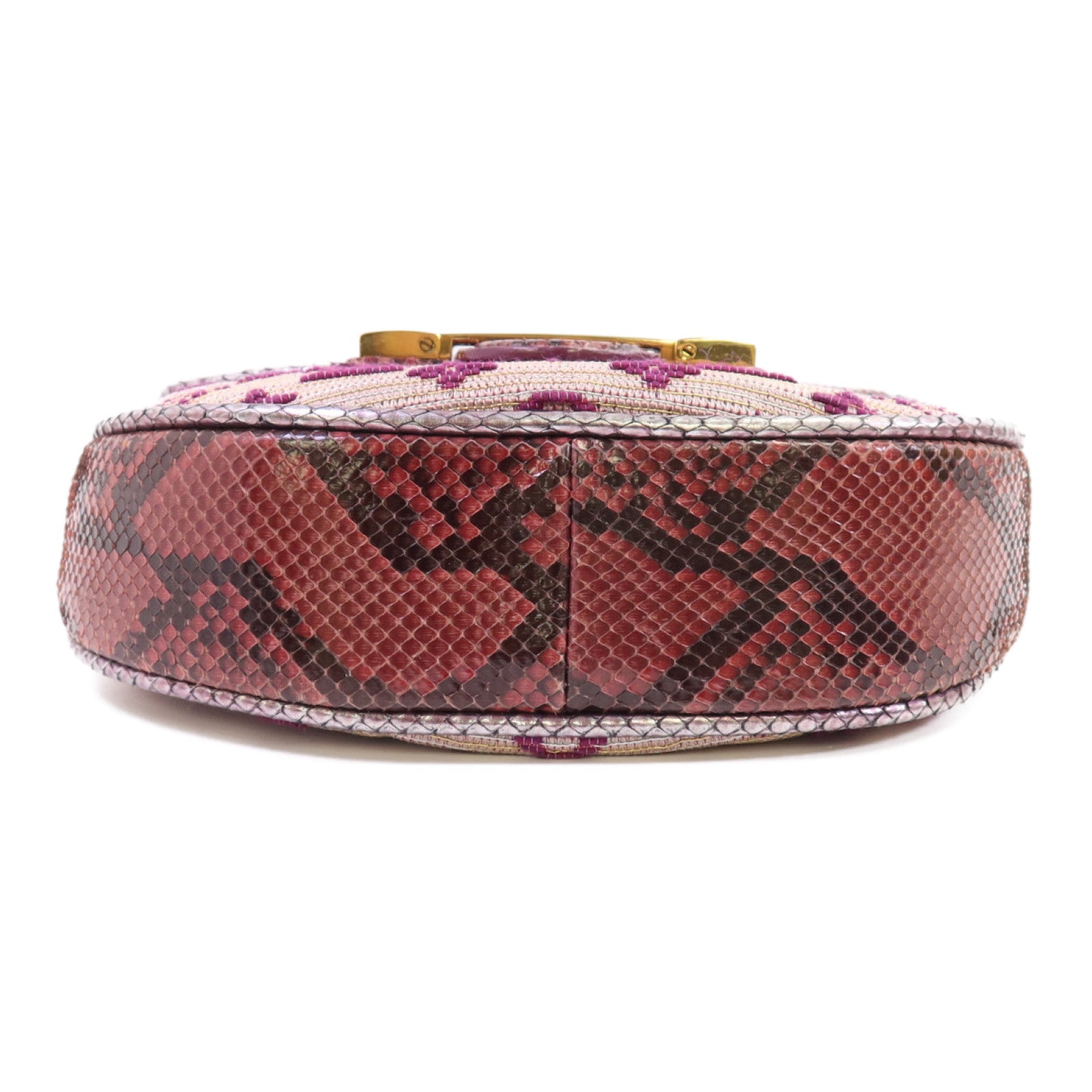 LOUIS VUITTON Monogram Empire/蛇皮皮革Levant金扣鏈帶肩背袋