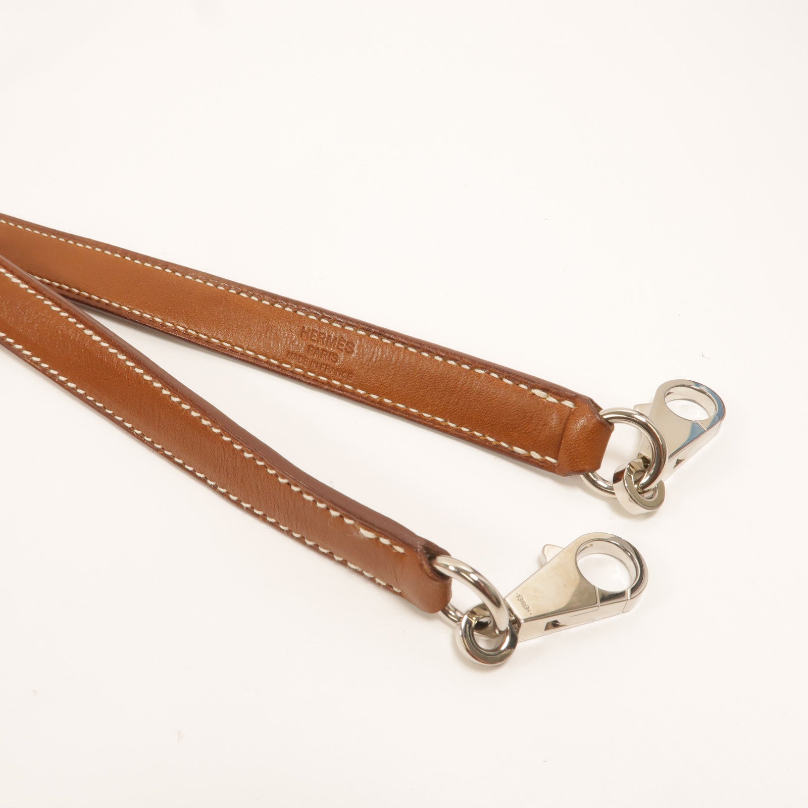 HERMES Toile帆布/Barenia皮革Kelly 28手挽肩背兩用袋Fauve