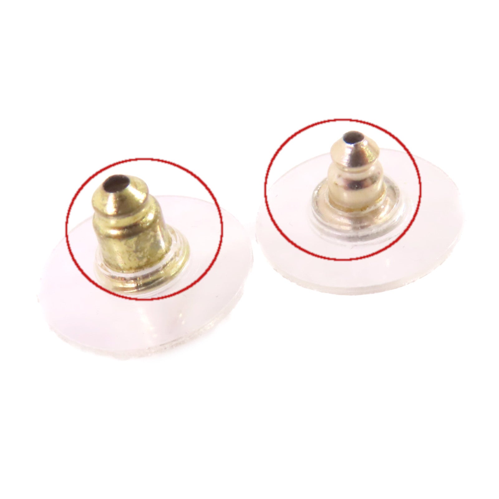 CHANEL 金屬/水鑽/仿珍珠CC Earrings金扣耳環