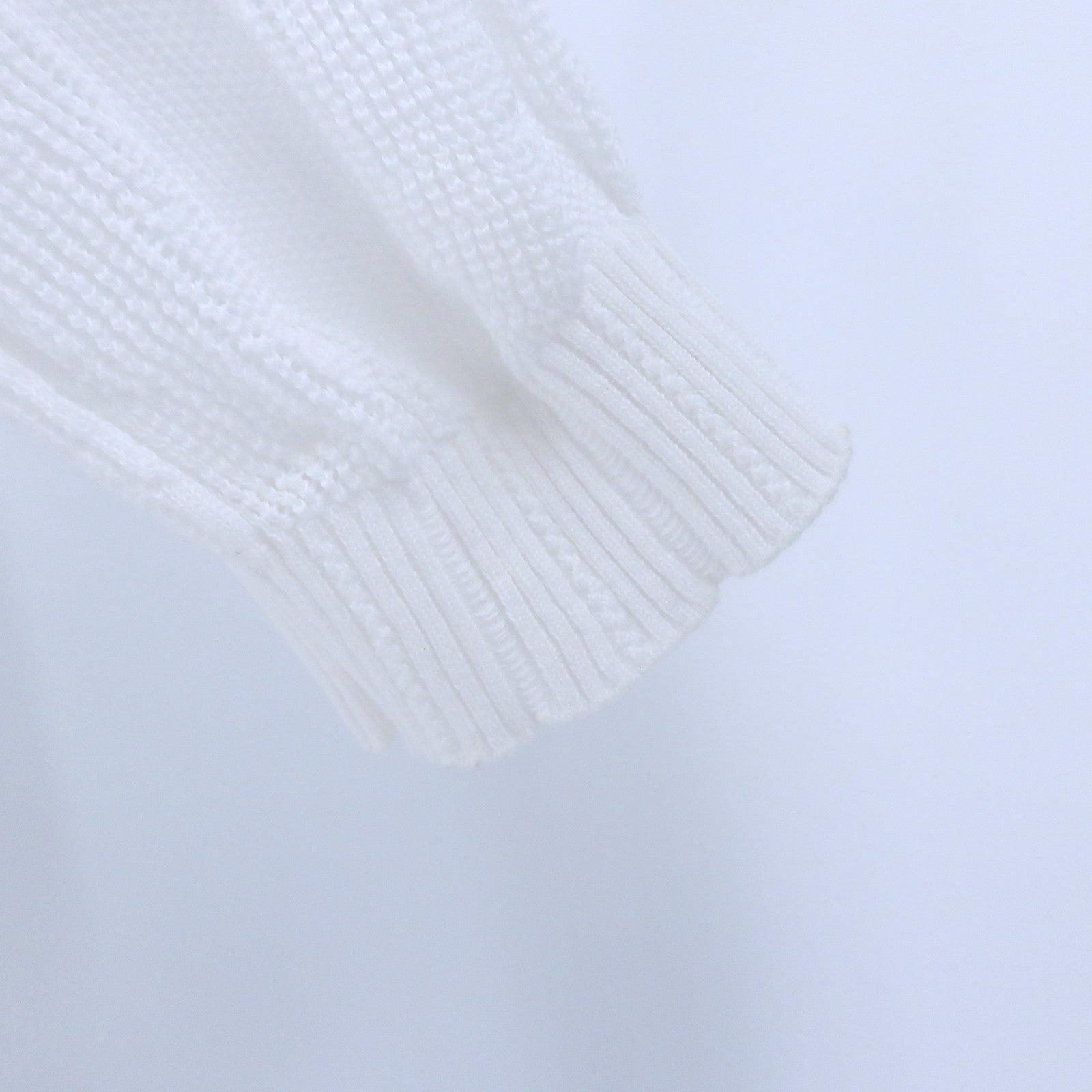 CHANEL Cotton Camellia Knitted Sweater針織