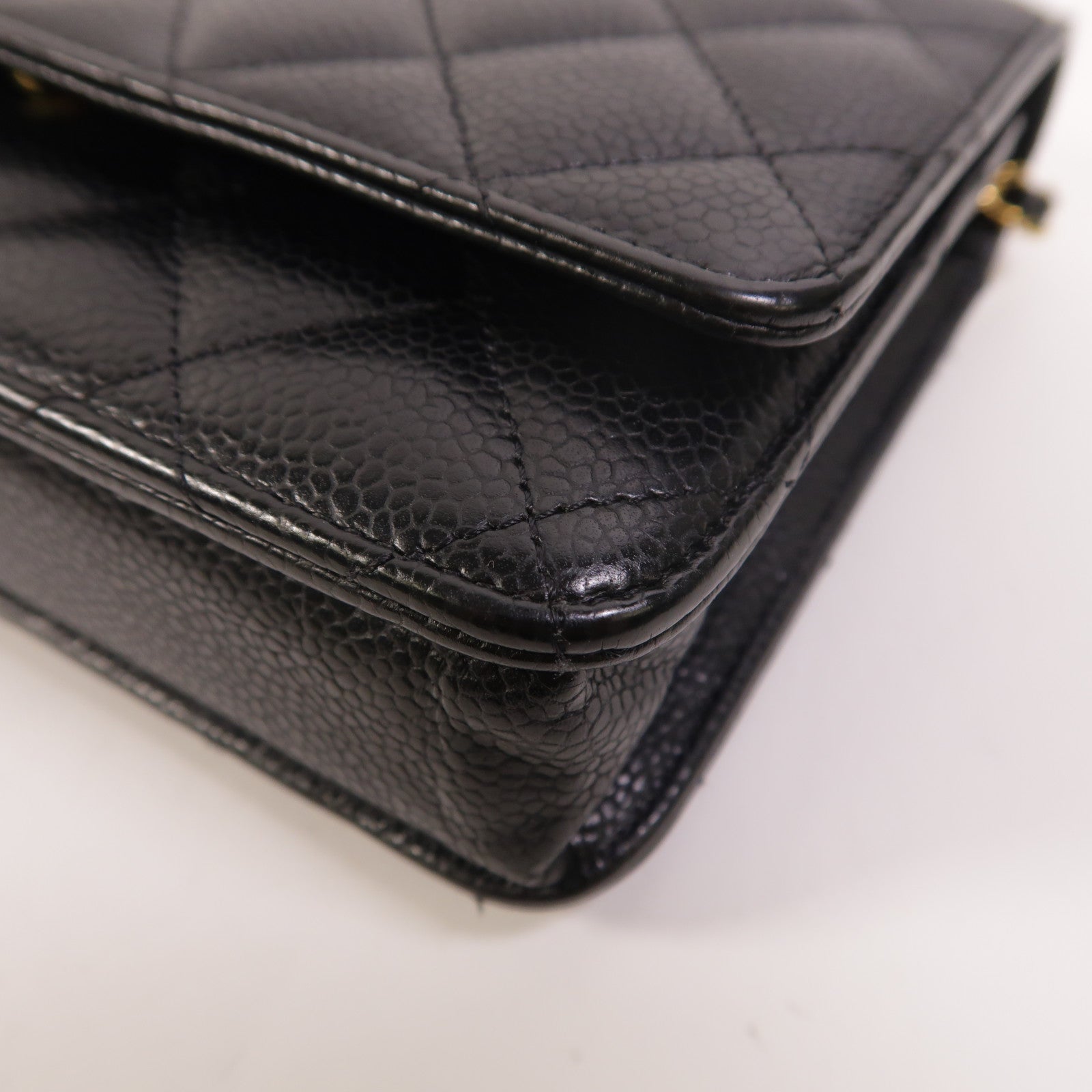 CHANEL 牛皮皮革WOC Wallet On Chain鏈帶肩背袋
