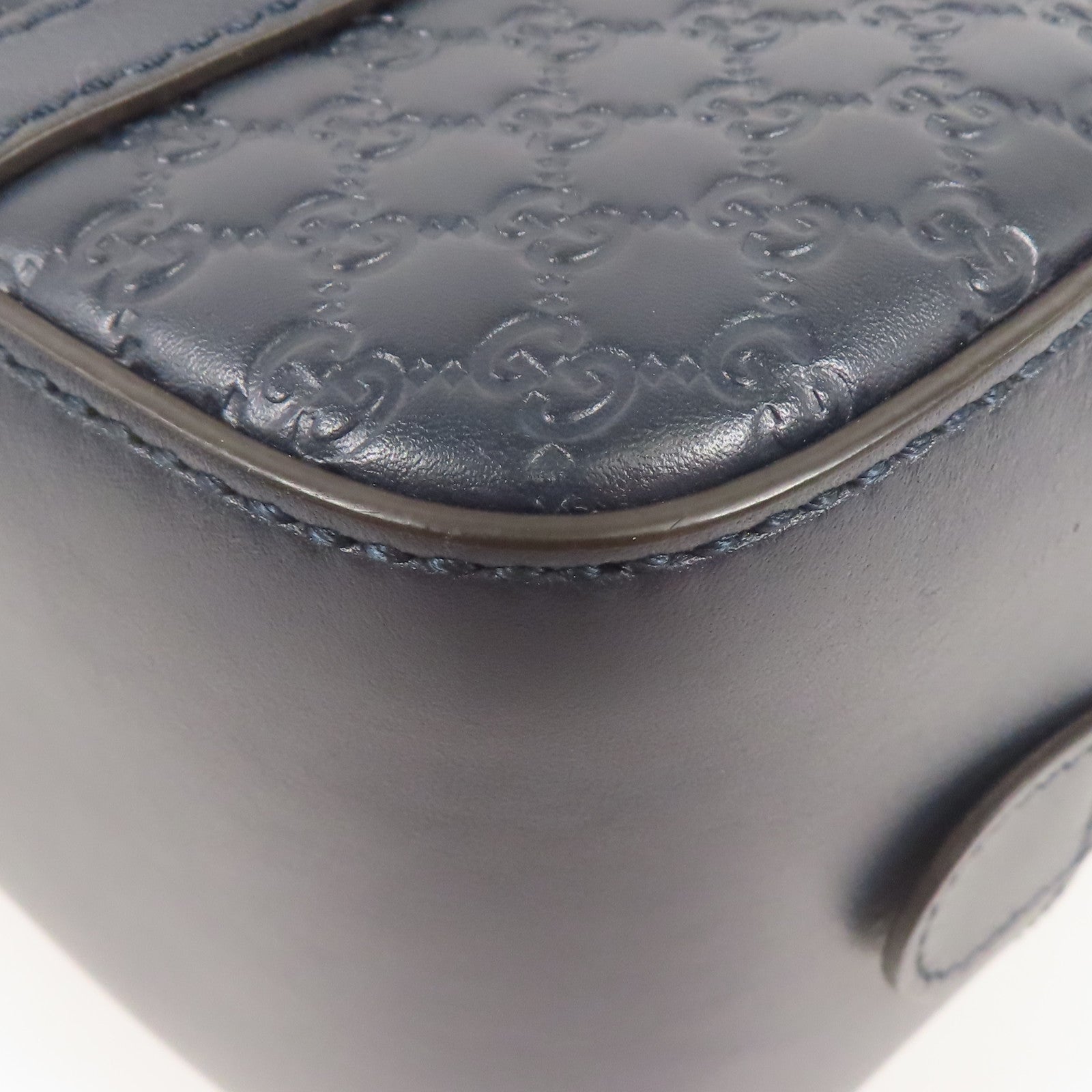 GUCCI 牛皮皮革Shoulder Bag金扣手挽肩背兩用袋