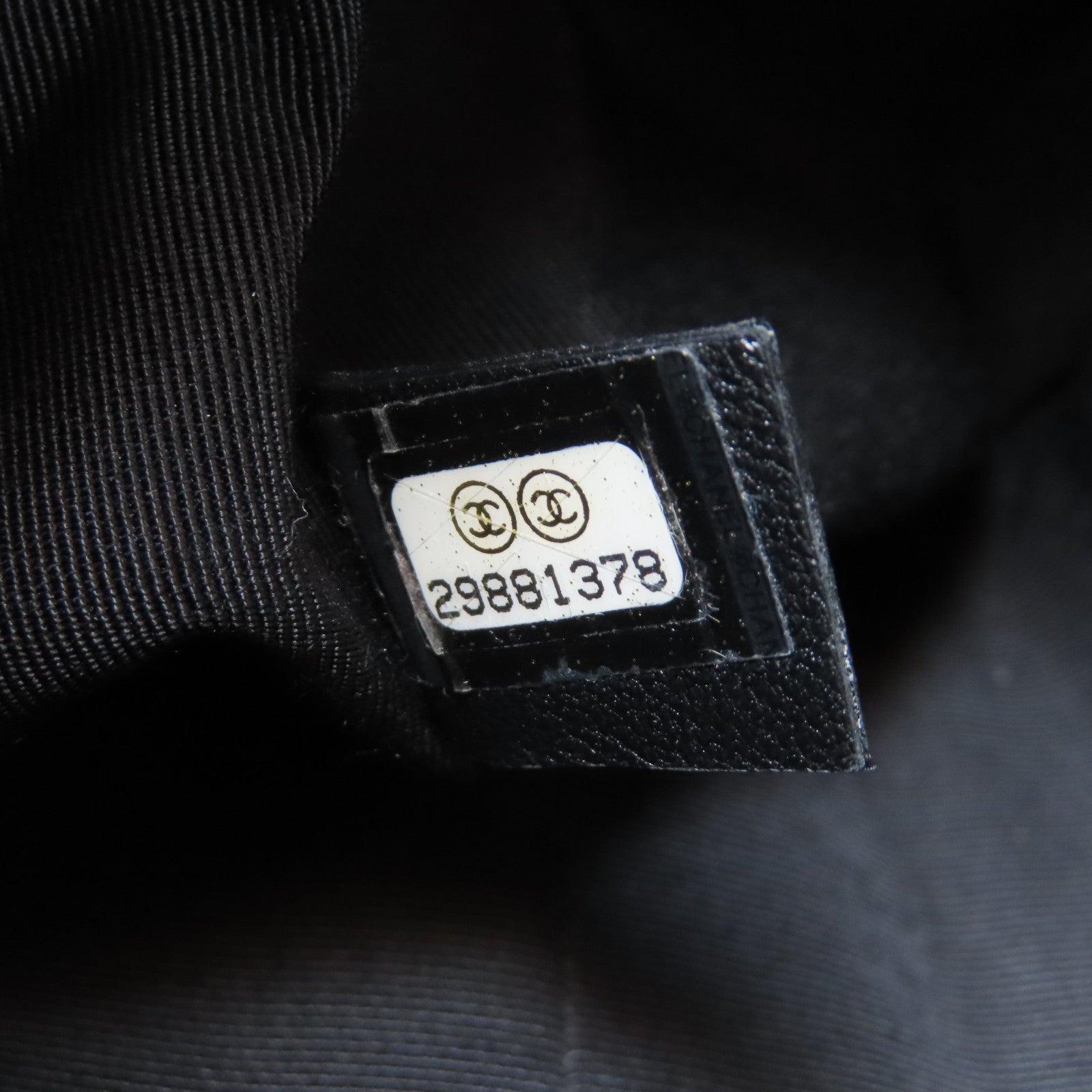 CHANEL 【激減優惠】牛皮皮革Bowling Bag銀扣鏈帶肩背袋黑色