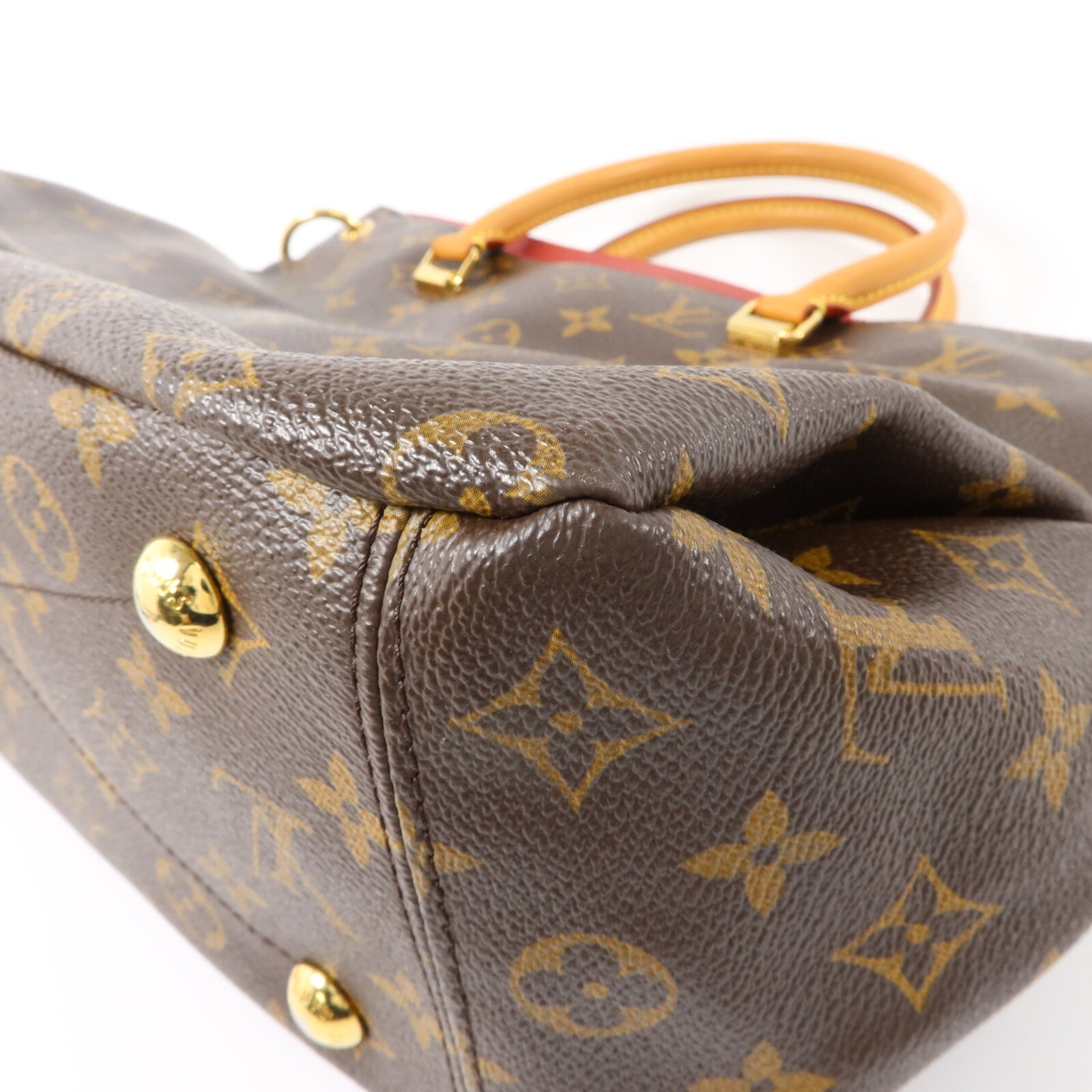 LOUIS VUITTON Monogram Pallas MM金扣手挽肩背兩用袋