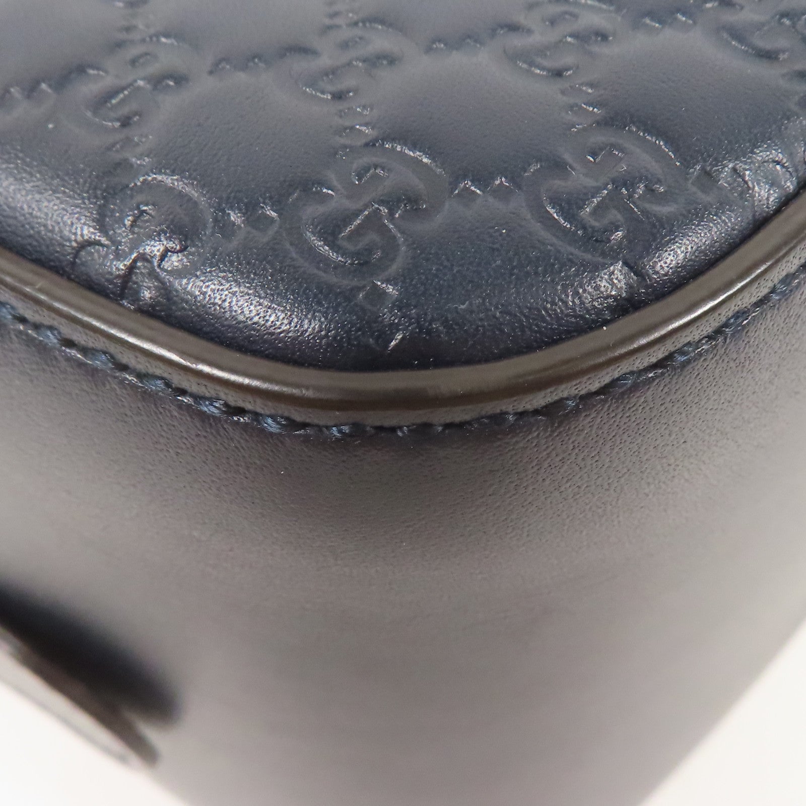 GUCCI 牛皮皮革Shoulder Bag金扣手挽肩背兩用袋