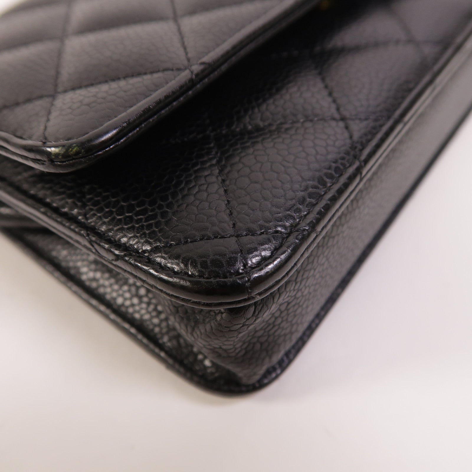 CHANEL 牛皮皮革WOC Wallet On Chain鏈帶肩背袋