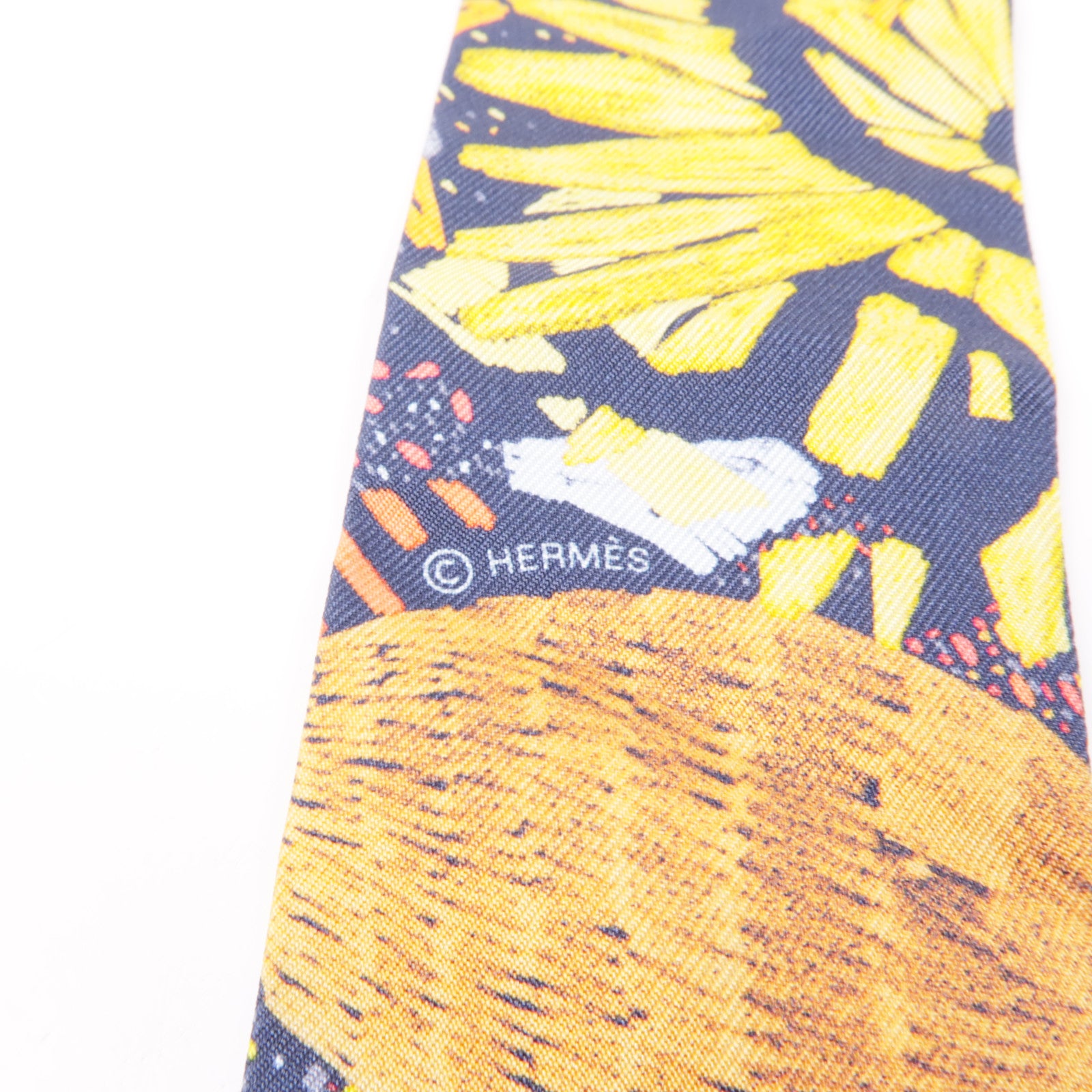 HERMES 絲質Twilly絲巾