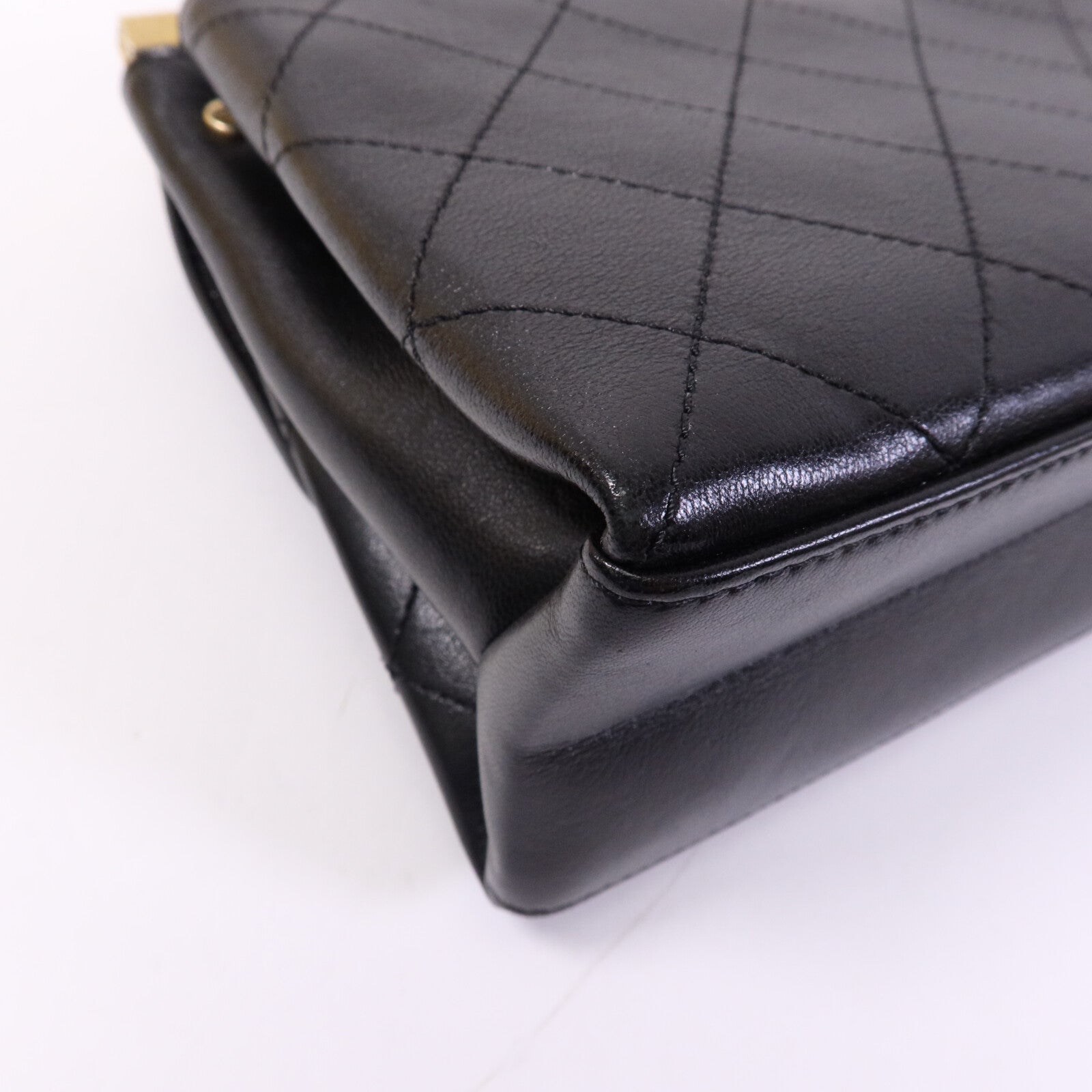 CHANEL 牛皮皮革Coco Luxe Flap Bag Small金扣鏈帶手挽肩背兩用袋