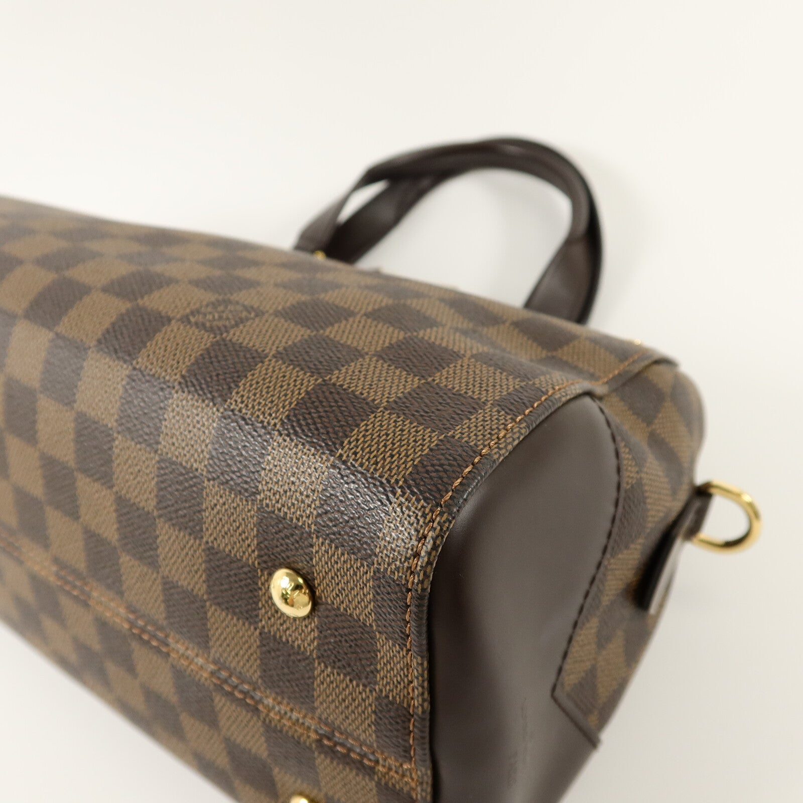 LOUIS VUITTON Damier Ebene Kensington Bowling手挽肩背兩用袋