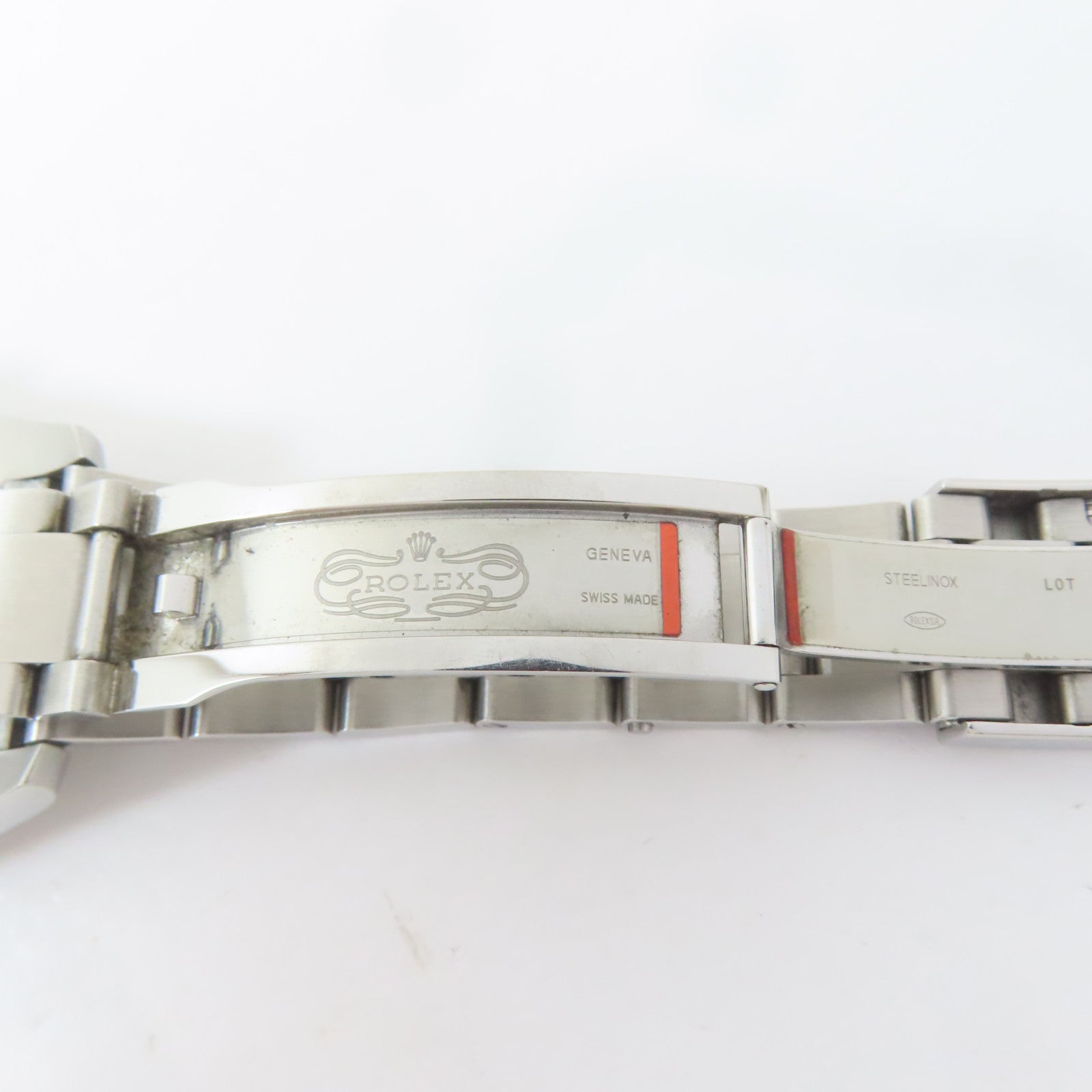 ROLEX Air King不鏽鋼手錶自動機芯黑色#17.5cm