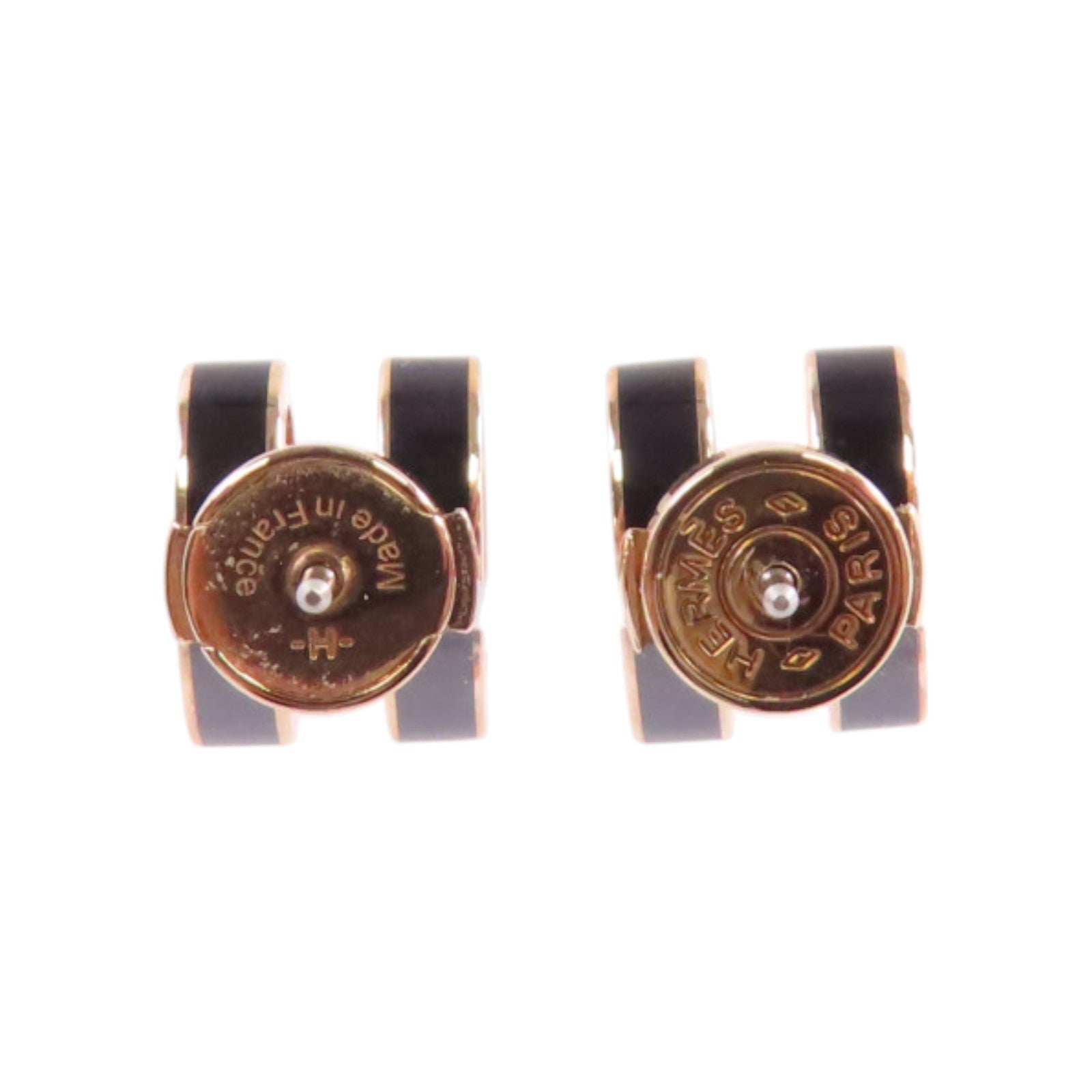 HERMES 金屬/琺瑯Pop H Earrings金扣耳環
