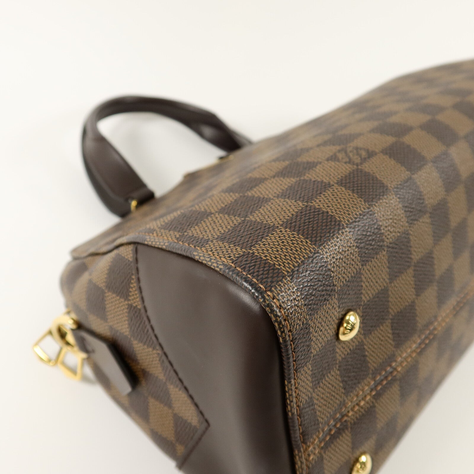 LOUIS VUITTON Damier Ebene Kensington Bowling手挽肩背兩用袋