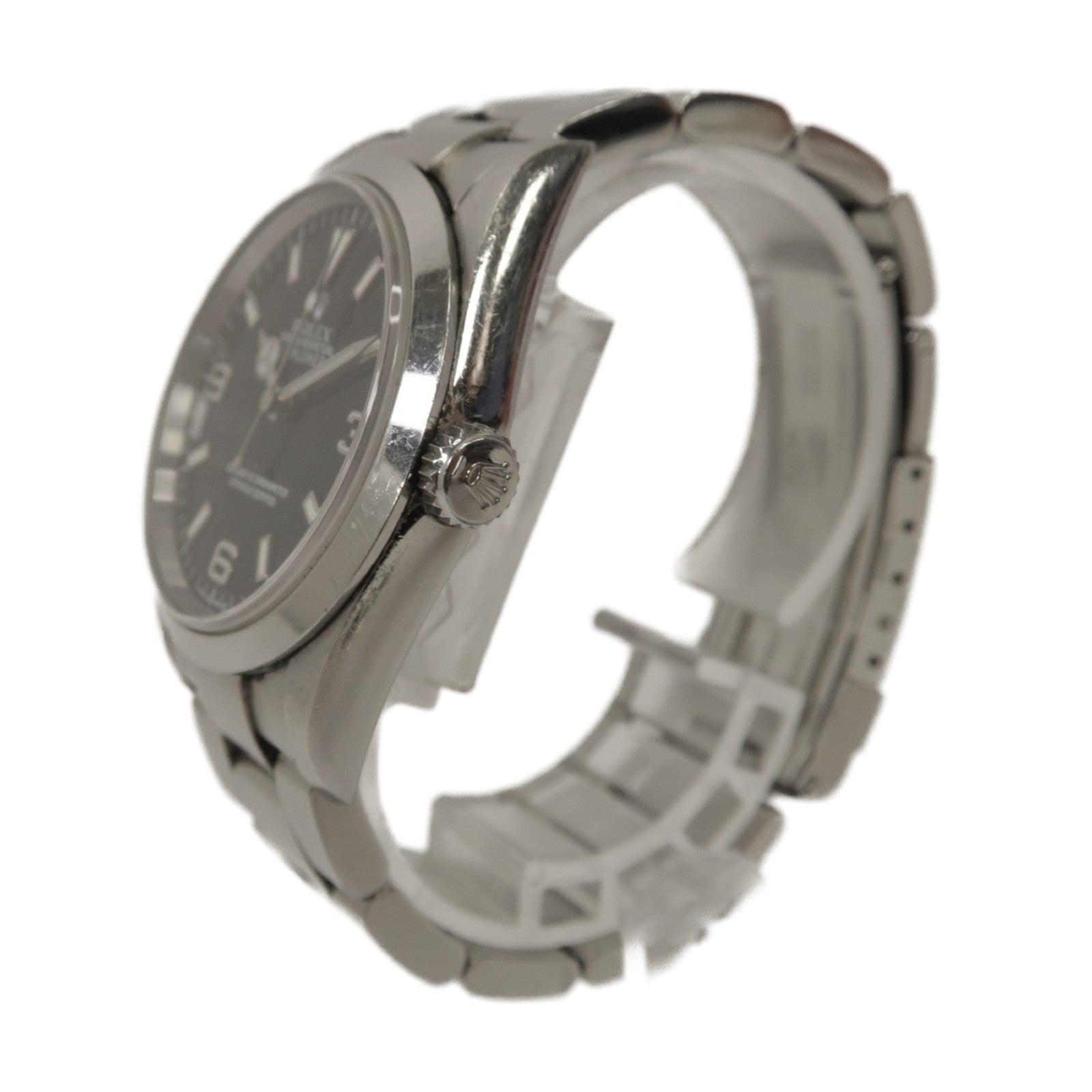 ROLEX Explorer I 36mm不鏽鋼自動機芯手錶黑色