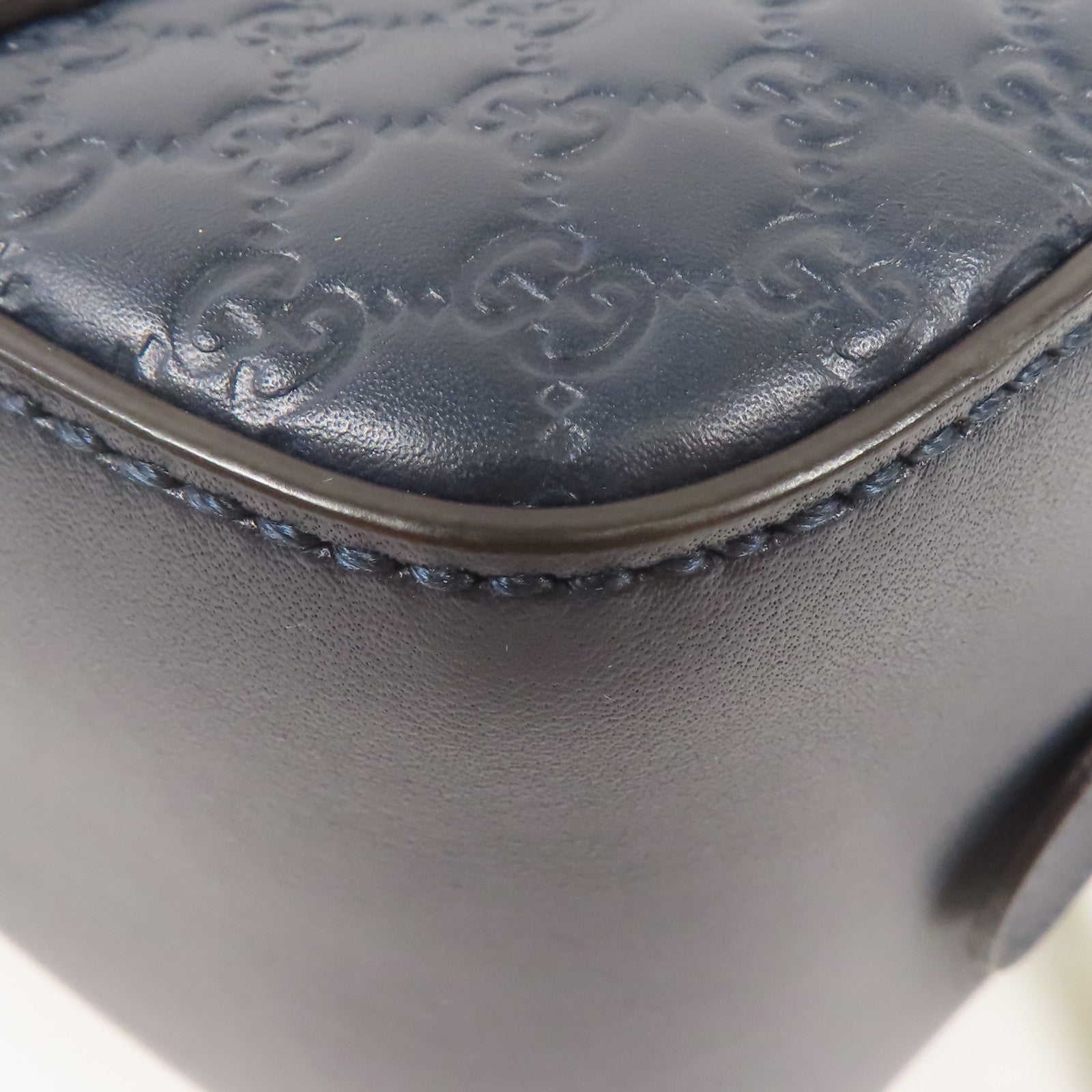 GUCCI 牛皮皮革Shoulder Bag金扣手挽肩背兩用袋