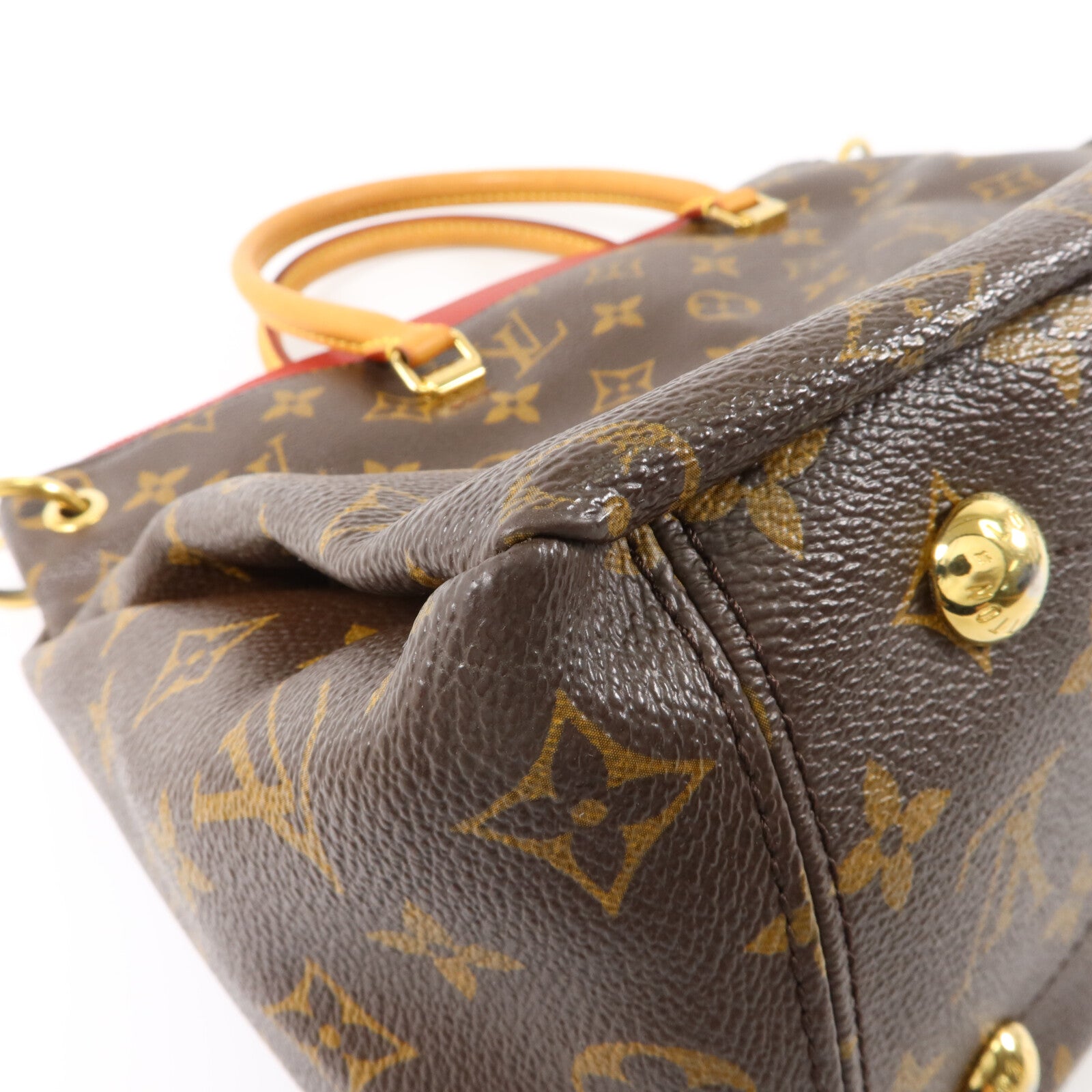 LOUIS VUITTON Monogram Pallas MM金扣手挽肩背兩用袋