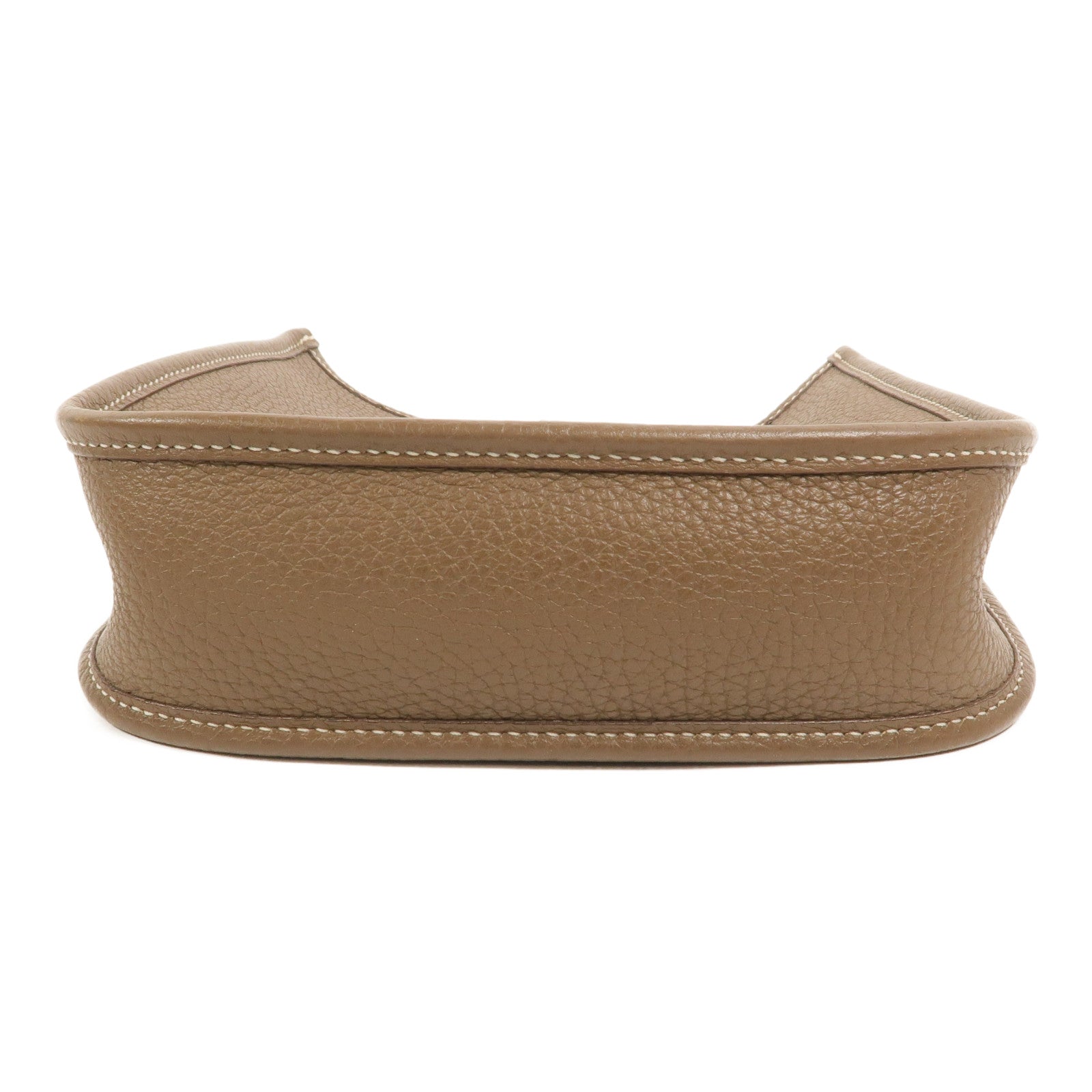 HERMES Clemence皮革Evelyne TPM肩背袋Etoupe