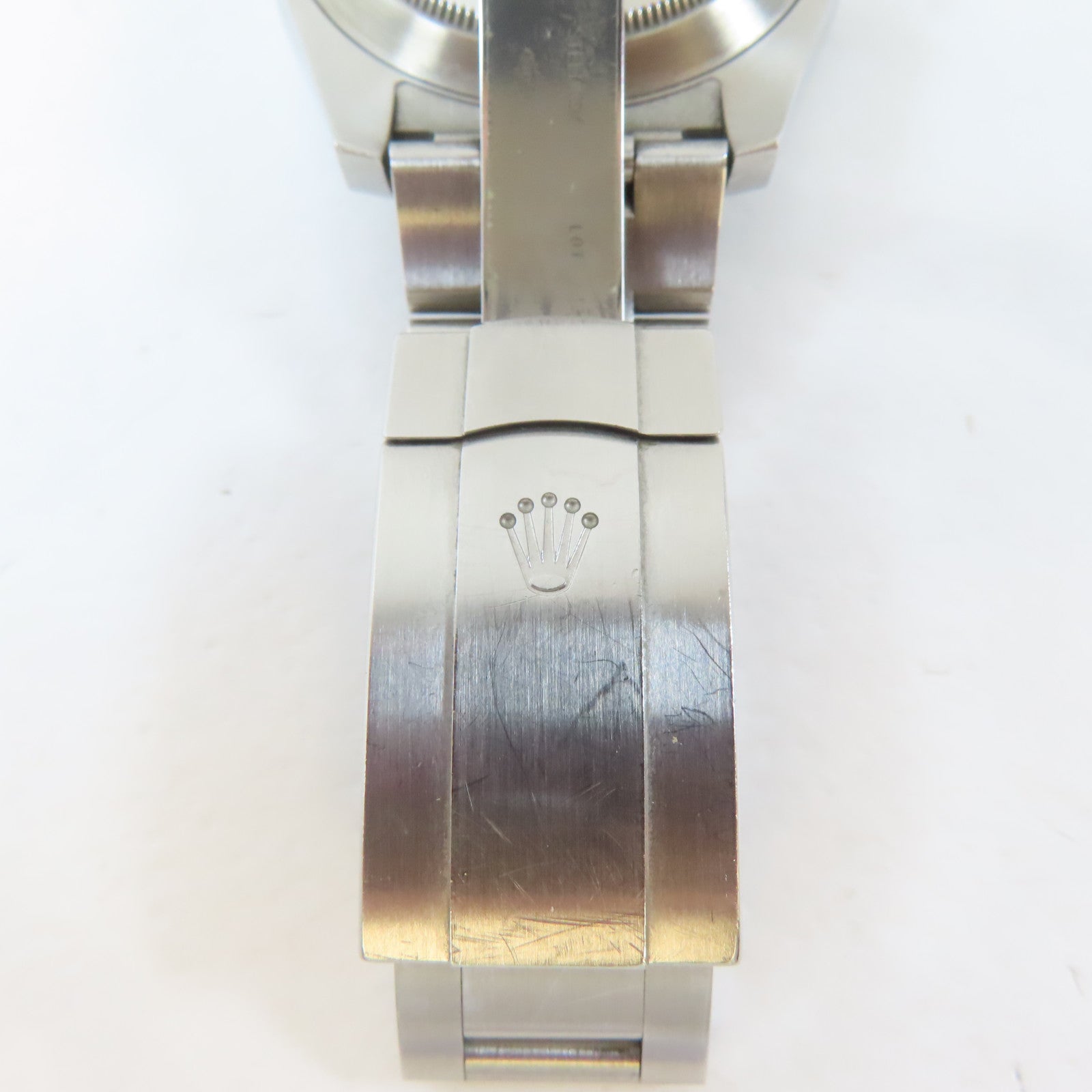 ROLEX Air King不鏽鋼手錶自動機芯黑色#17.5cm