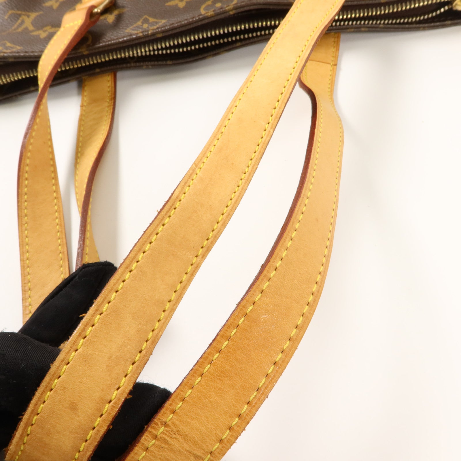 LOUIS VUITTON Monogram Cabas Piano金扣肩背袋