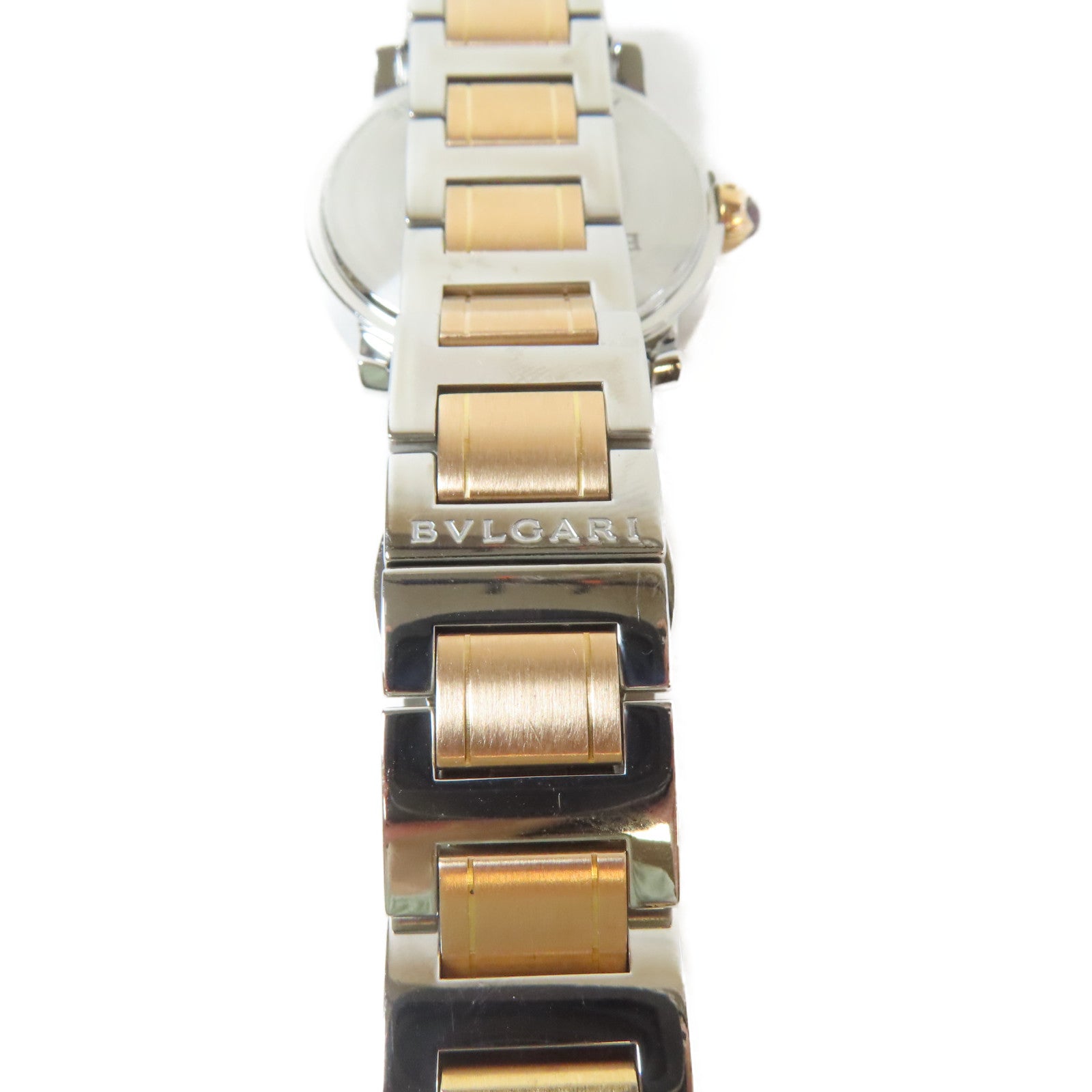 BVLGARI Bvlgari 18K玫瑰金/不鏽鋼手錶自動機芯白色