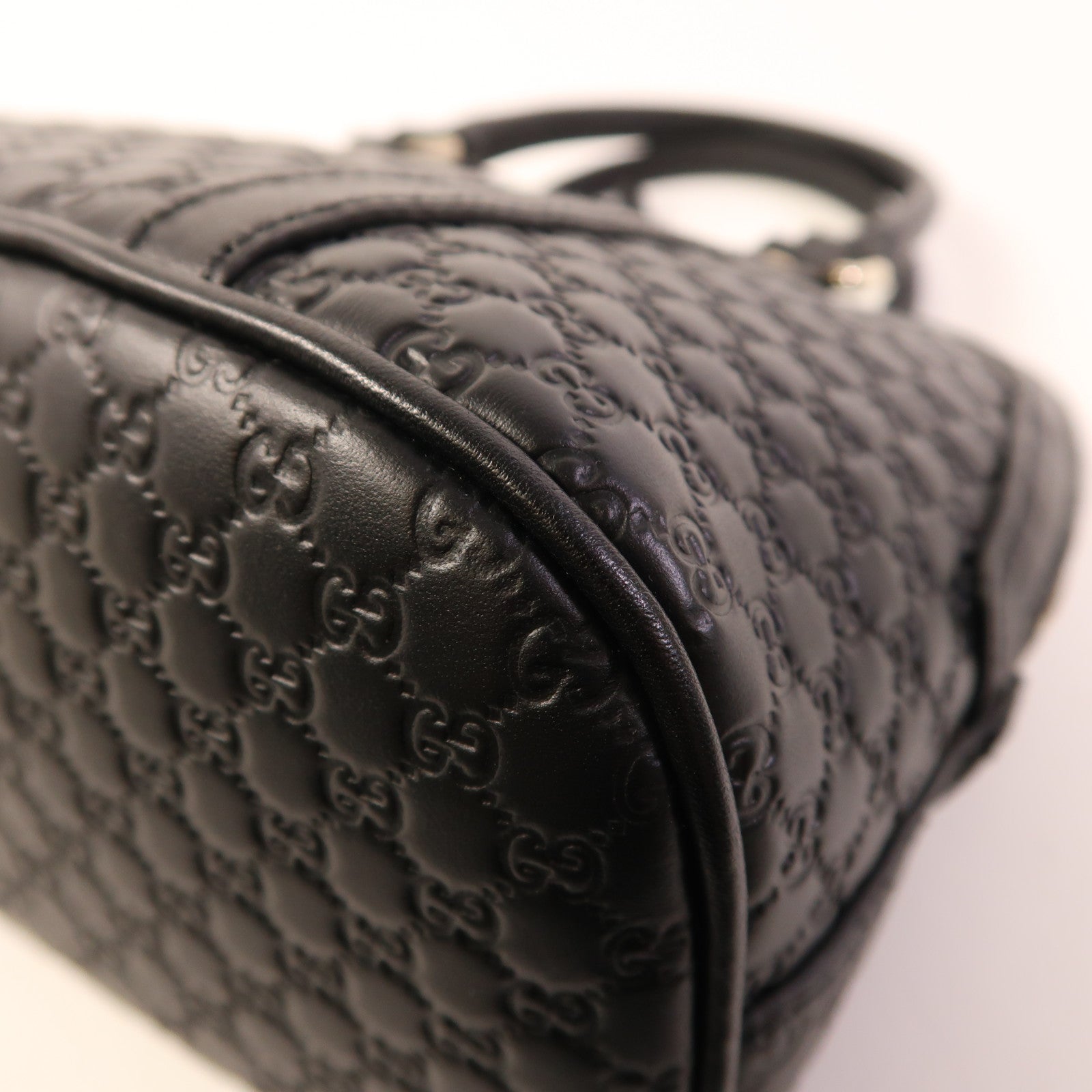 GUCCI 牛皮皮革Microguccissima金扣手挽肩背兩用袋