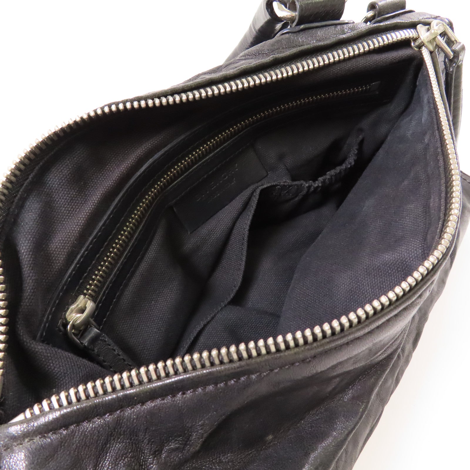 GIVENCHY 【激減優惠】牛皮皮革Pandora Large銀扣手挽肩背兩用袋