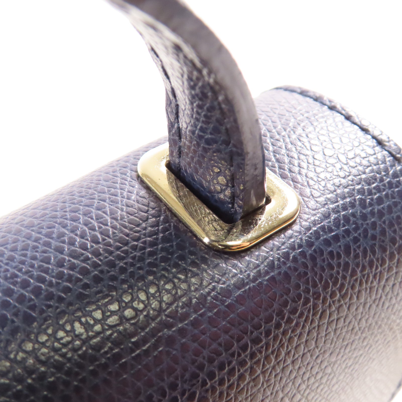 Furla 牛皮皮革Shoulder Bag金扣手挽肩背兩用袋