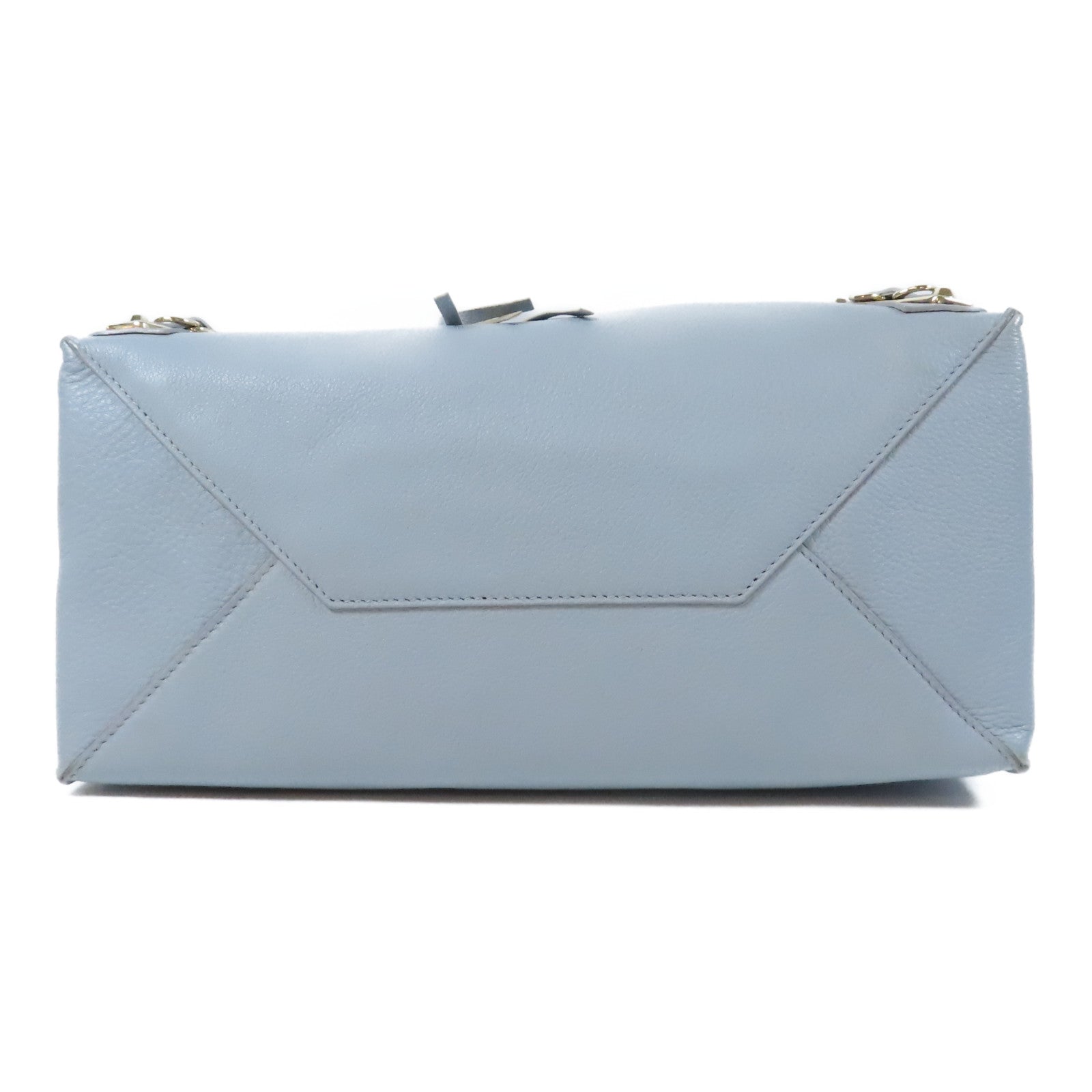 BALENCIAGA 牛皮皮革Tote Bag金扣手挽袋灰色