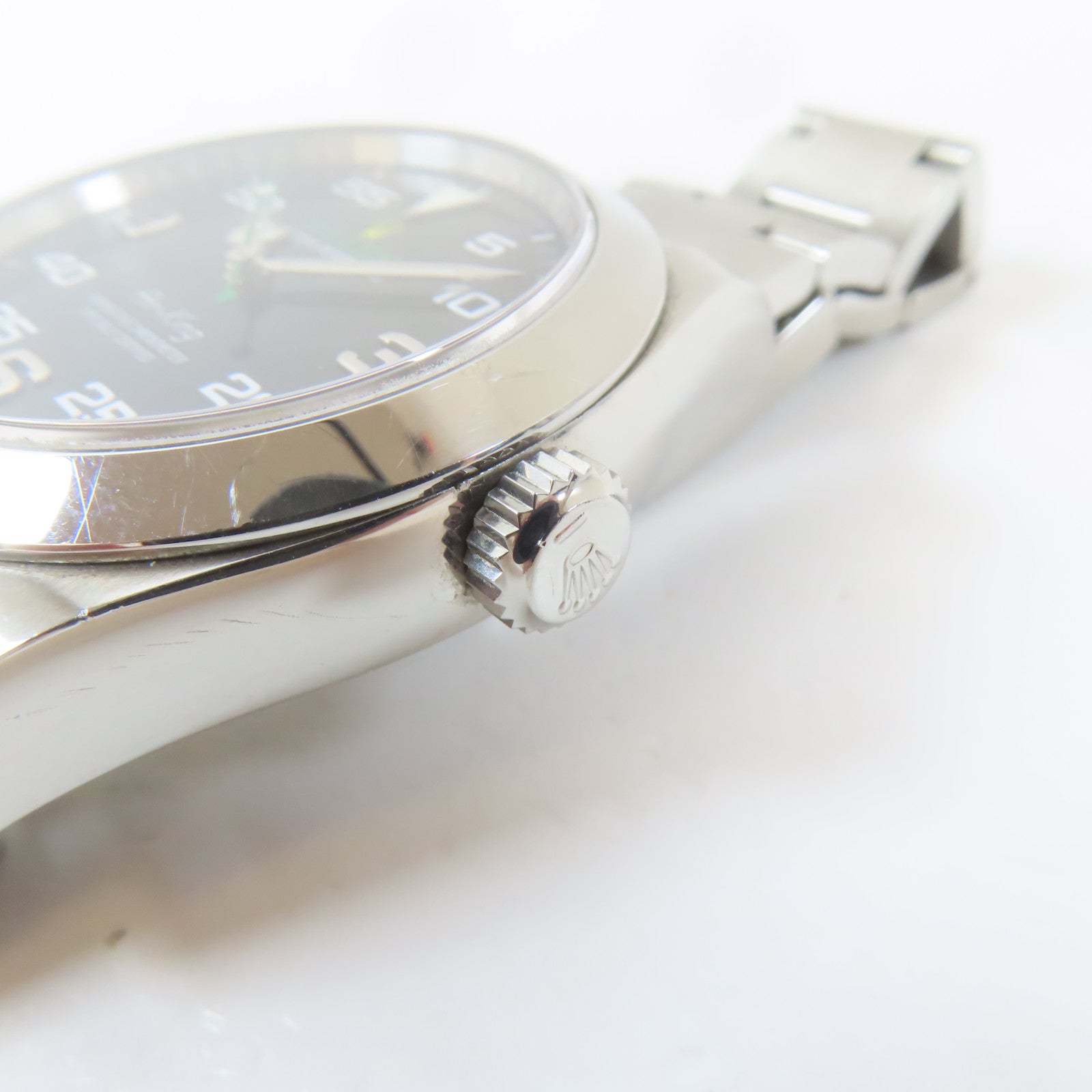 ROLEX Air King不鏽鋼手錶自動機芯黑色#17.5cm