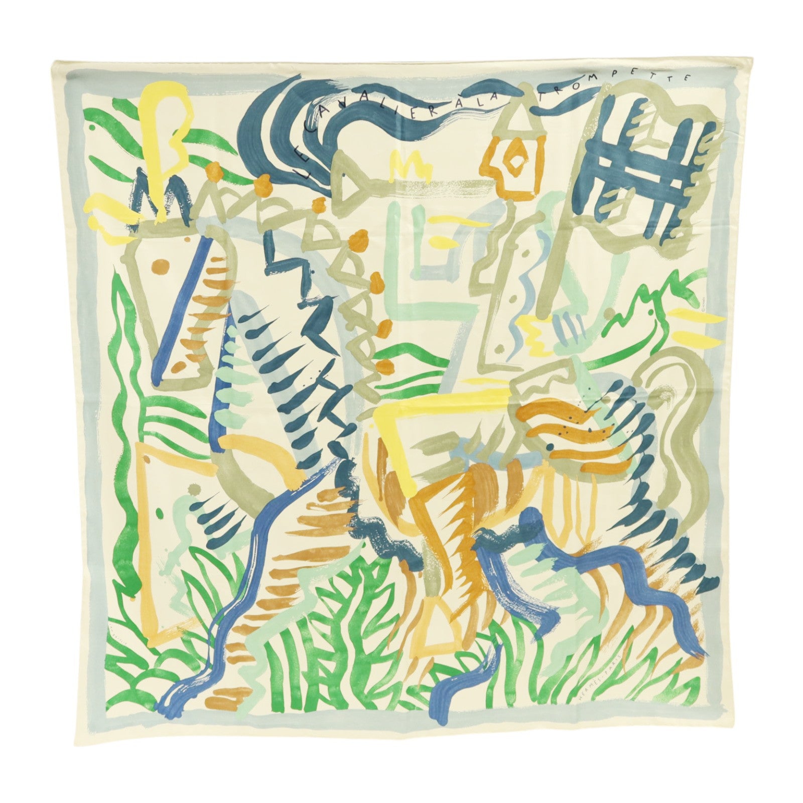 HERMES 絲質Scarf 90x90絲巾