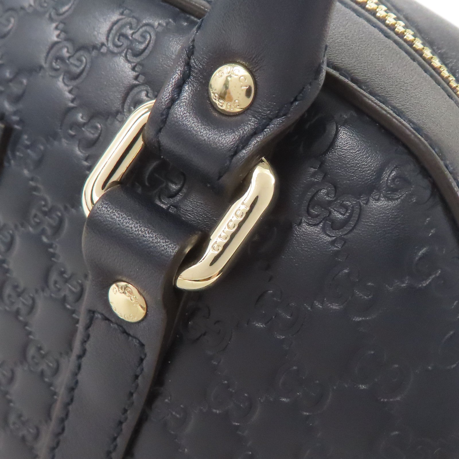 GUCCI 牛皮皮革Shoulder Bag金扣手挽肩背兩用袋