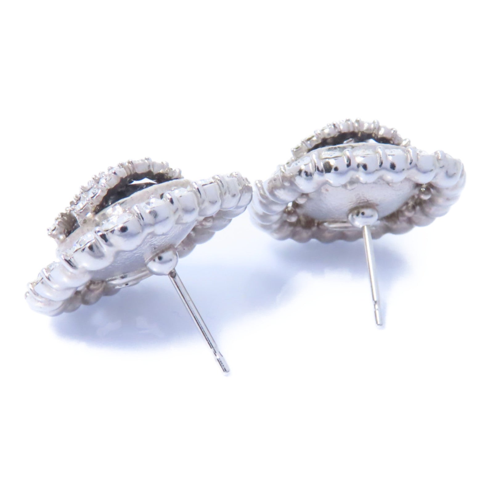CHANEL PVC/金屬Earrings耳環銀色/透明